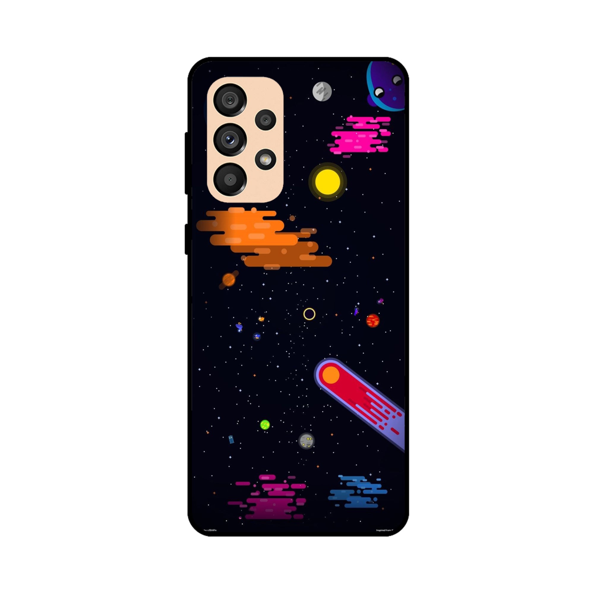 Buy Art Space Metal-Silicon Back Mobile Phone Case/Cover For Samsung A33 5G Online