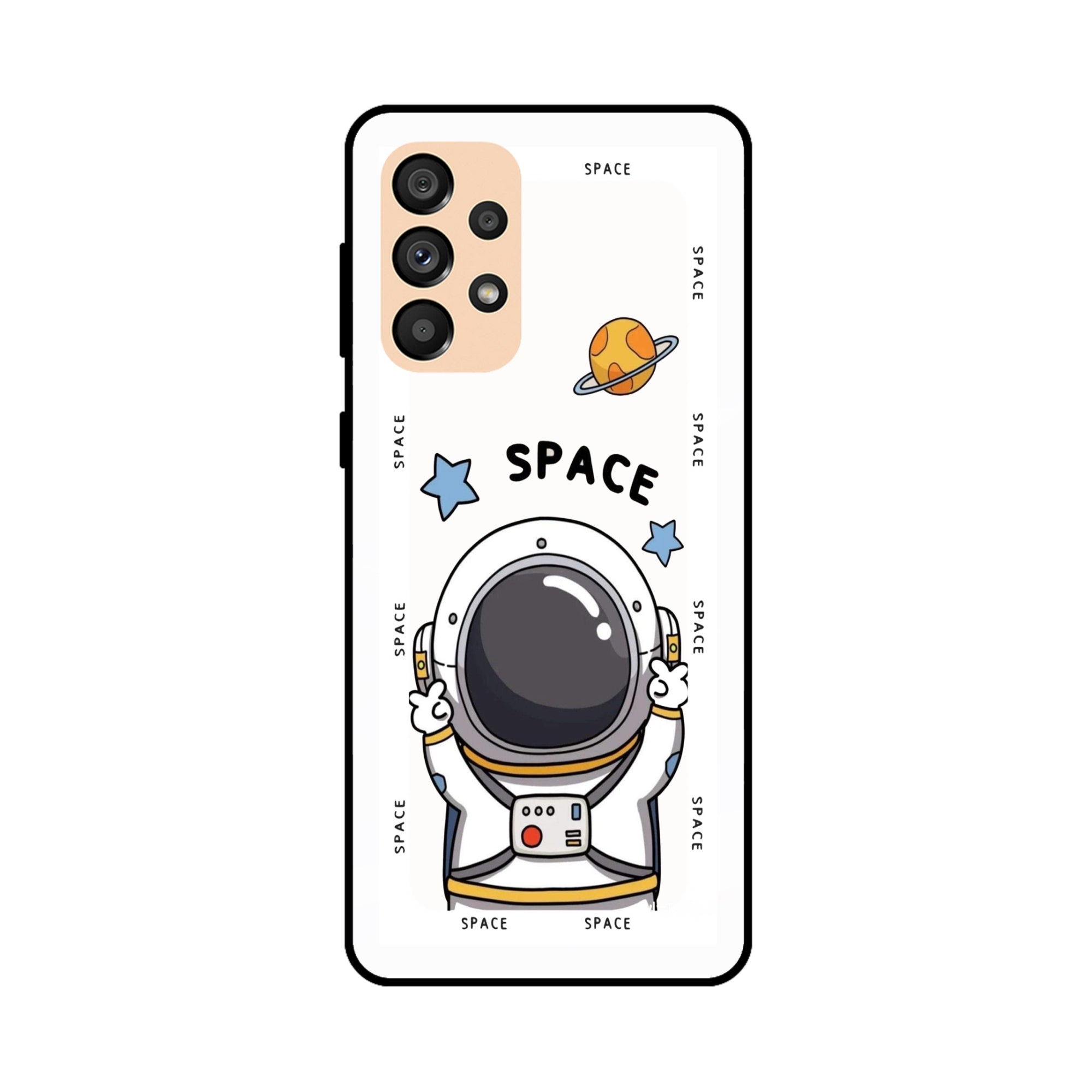 Buy Little Astronaut Metal-Silicon Back Mobile Phone Case/Cover For Samsung A33 5G Online