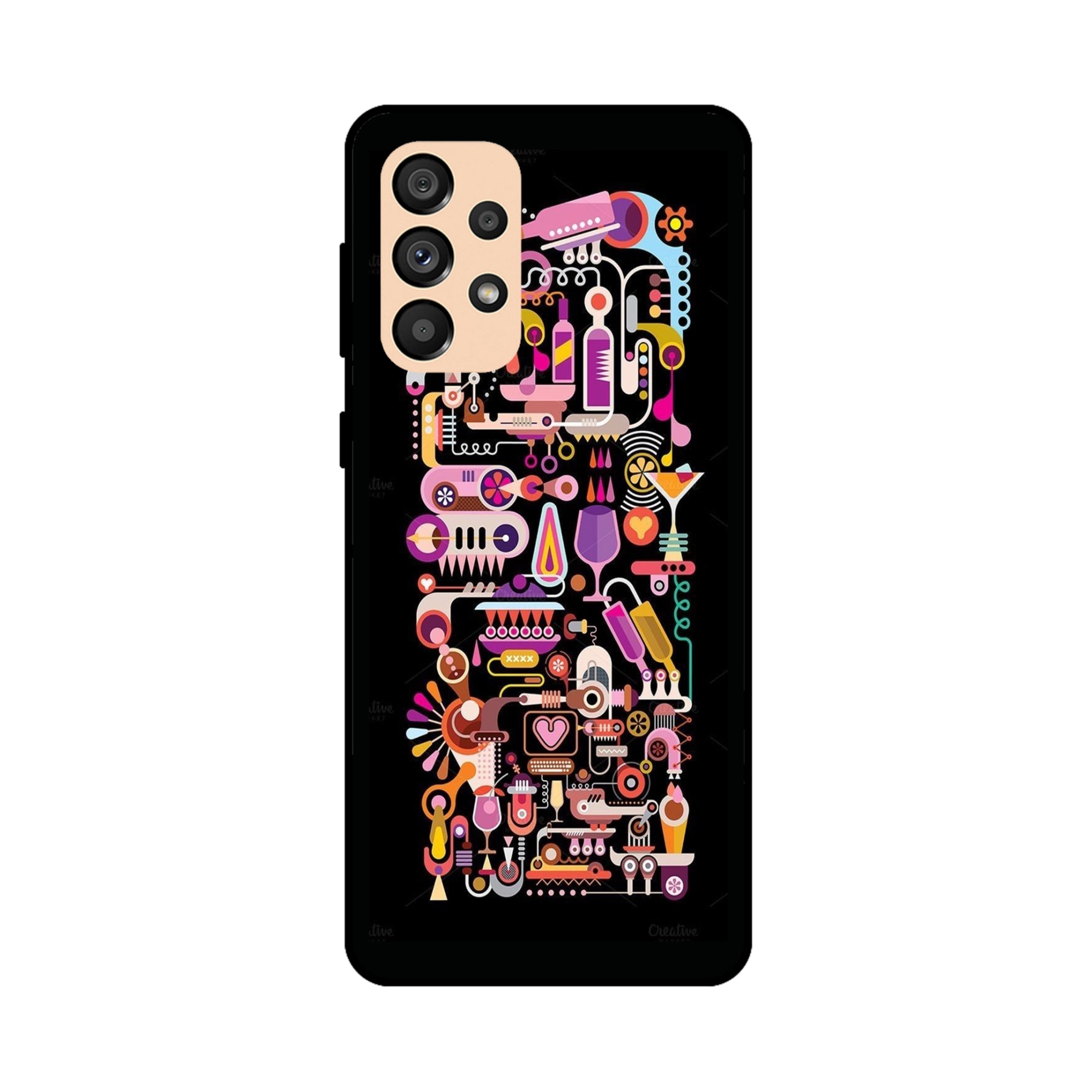 Buy Lab Art Metal-Silicon Back Mobile Phone Case/Cover For Samsung A33 5G Online