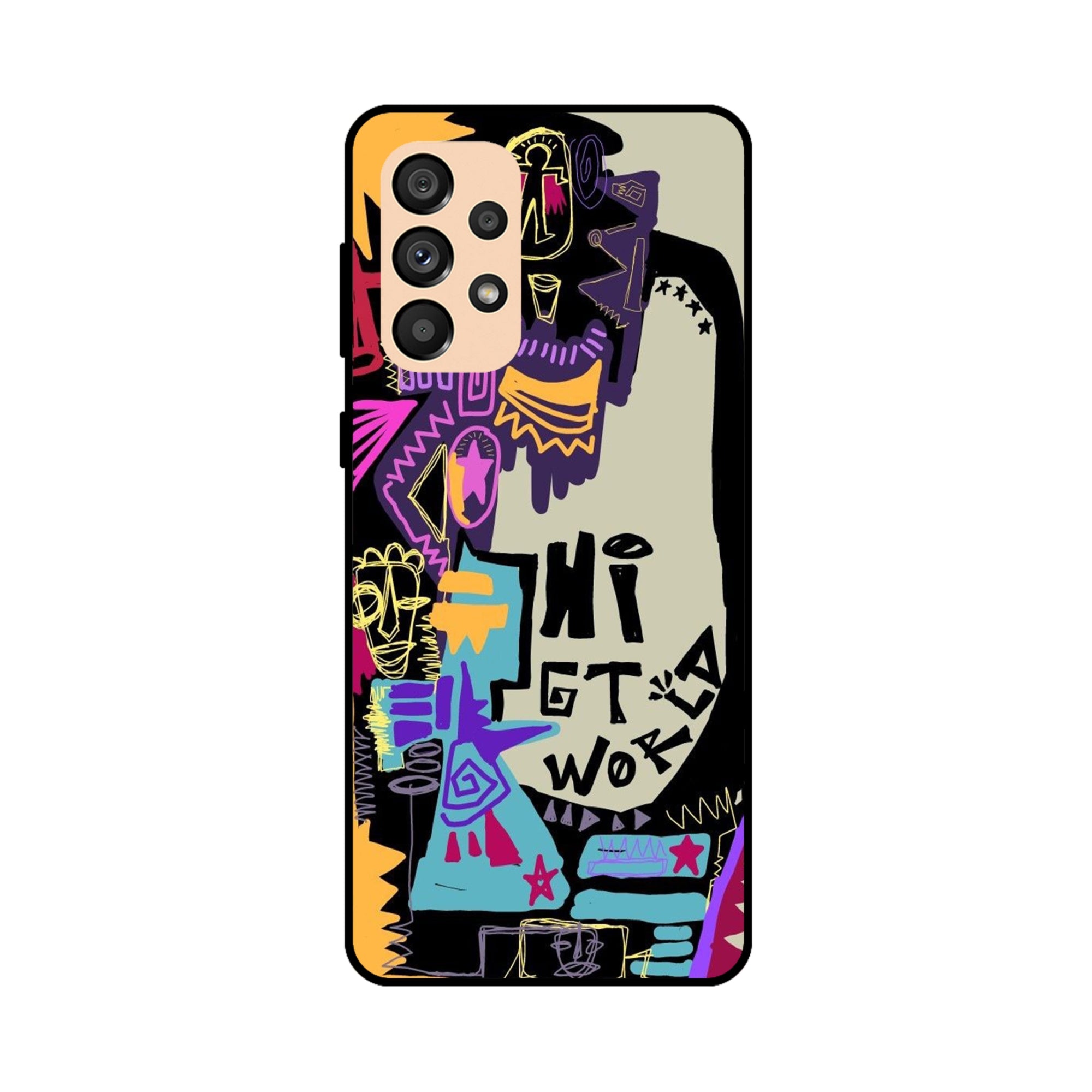 Buy Hi Gt World Metal-Silicon Back Mobile Phone Case/Cover For Samsung A33 5G Online