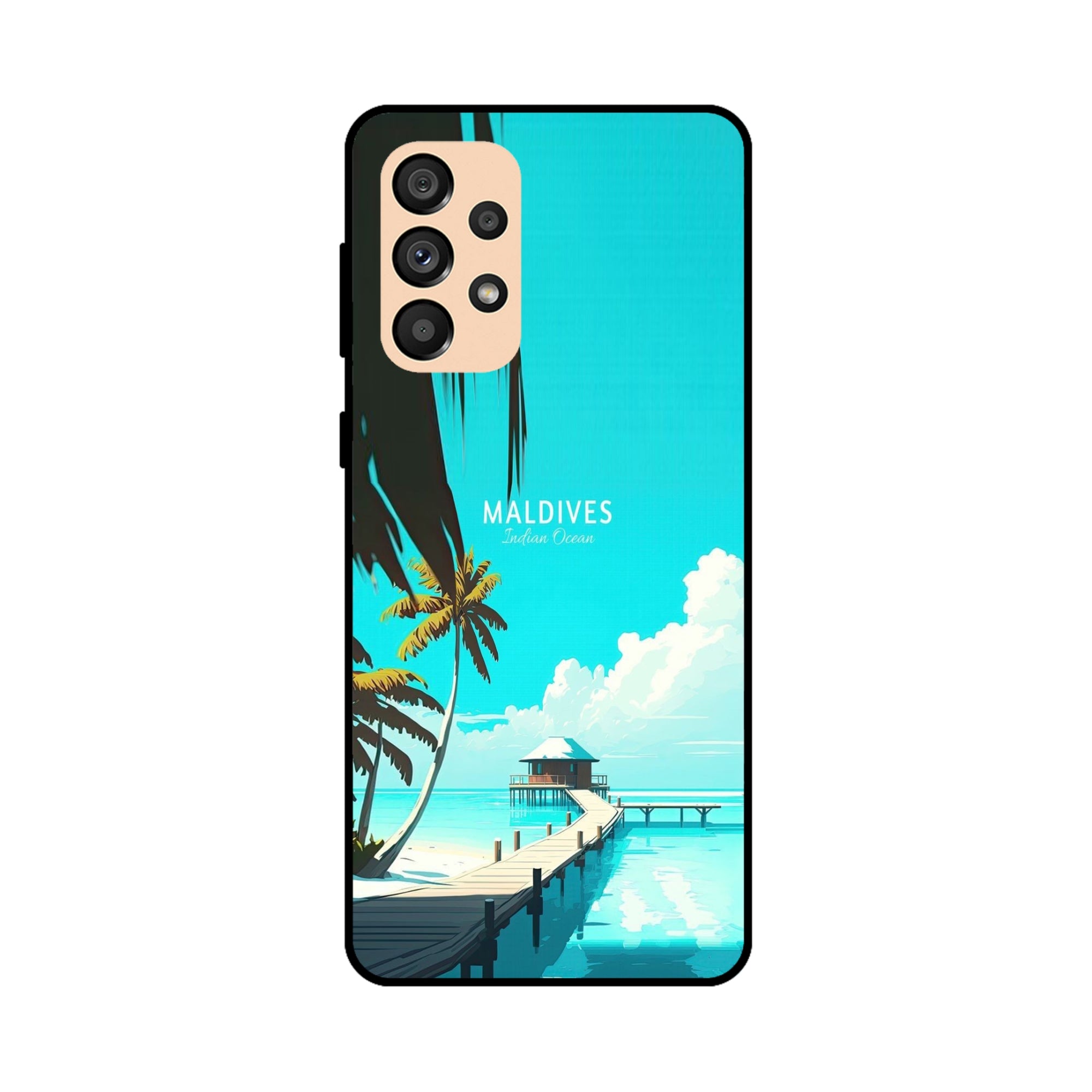 Buy Maldives Metal-Silicon Back Mobile Phone Case/Cover For Samsung A33 5G Online