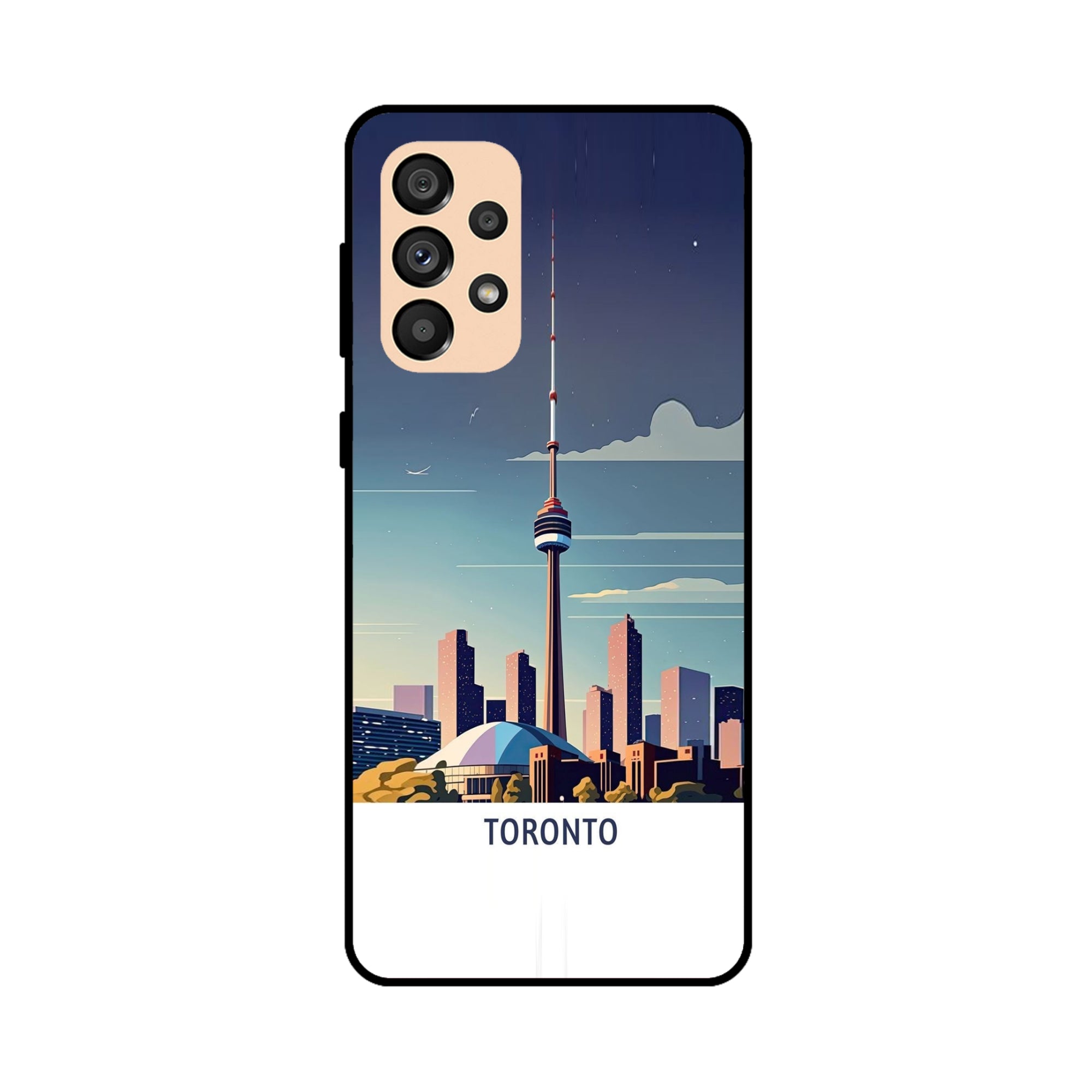 Buy Toronto Metal-Silicon Back Mobile Phone Case/Cover For Samsung A33 5G Online