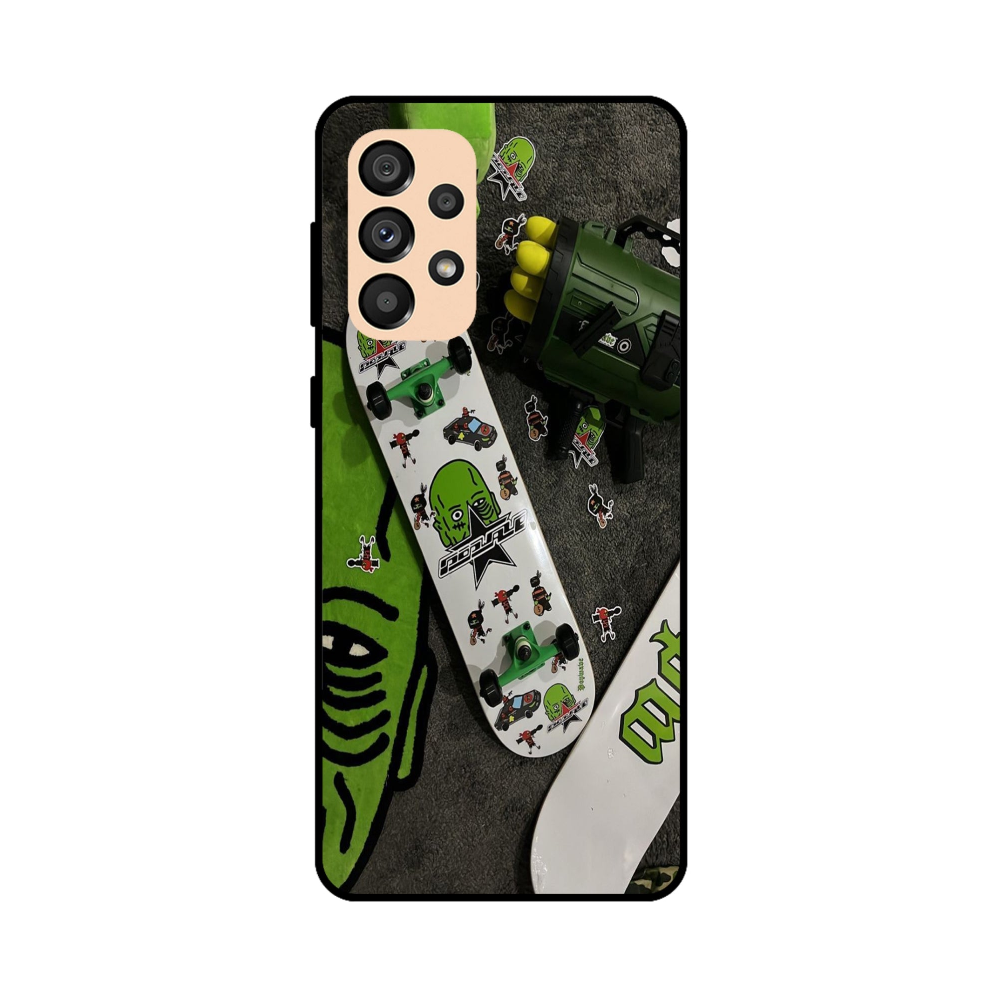 Buy Hulk Skateboard Metal-Silicon Back Mobile Phone Case/Cover For Samsung A33 5G Online