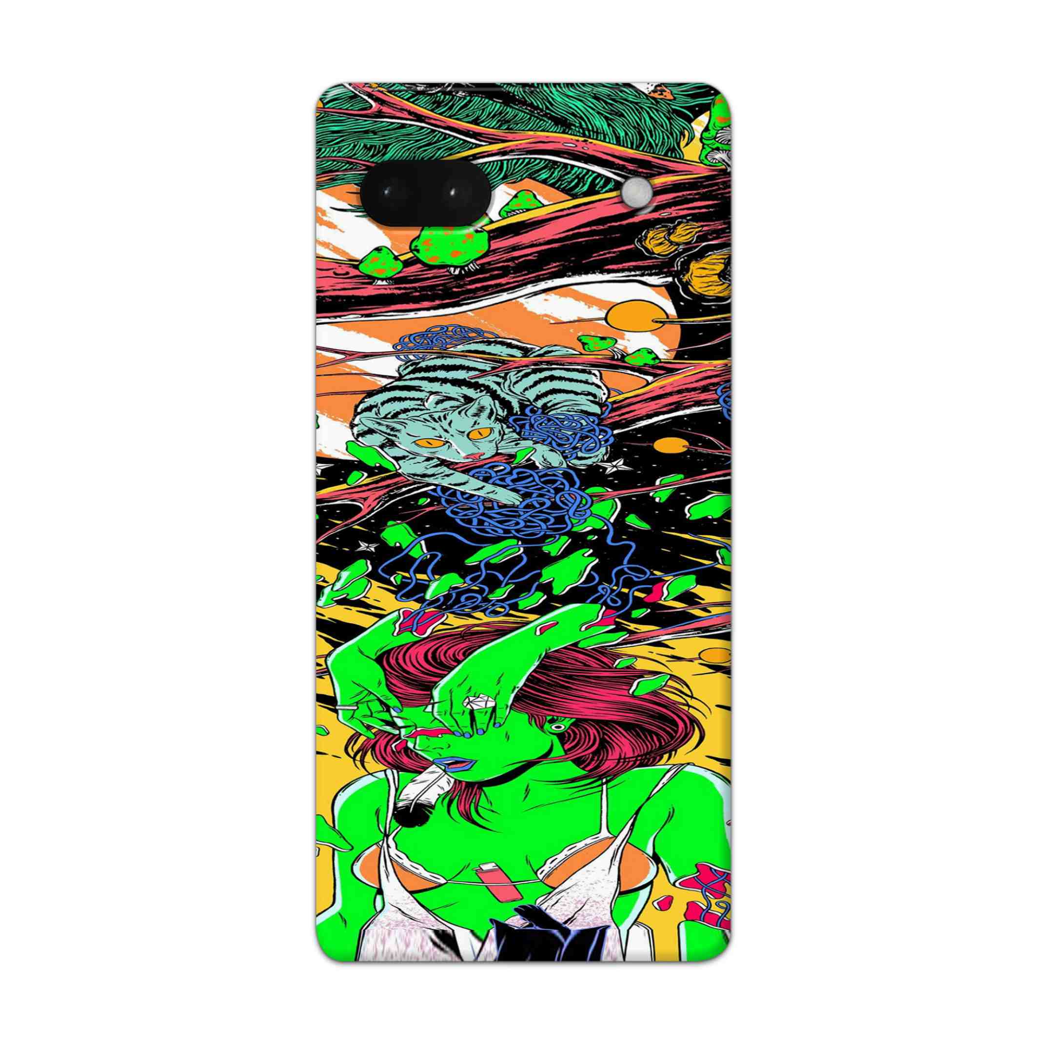 Buy Green Girl Art Hard Back Mobile Phone Case Cover For Google Pixel 6a Online