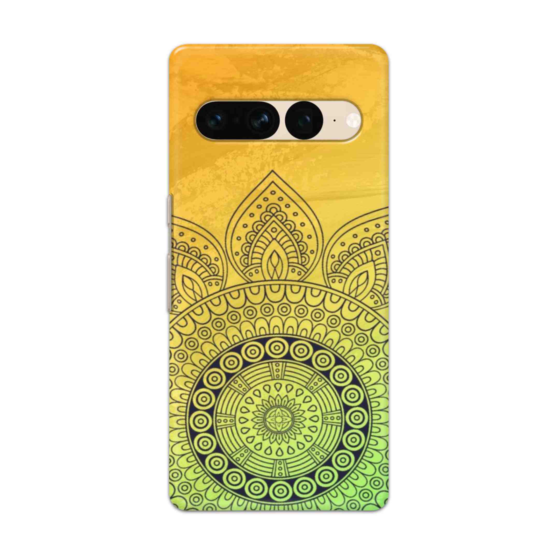 Buy Yellow Rangoli Hard Back Mobile Phone Case Cover For Google Pixel 7 Pro Online