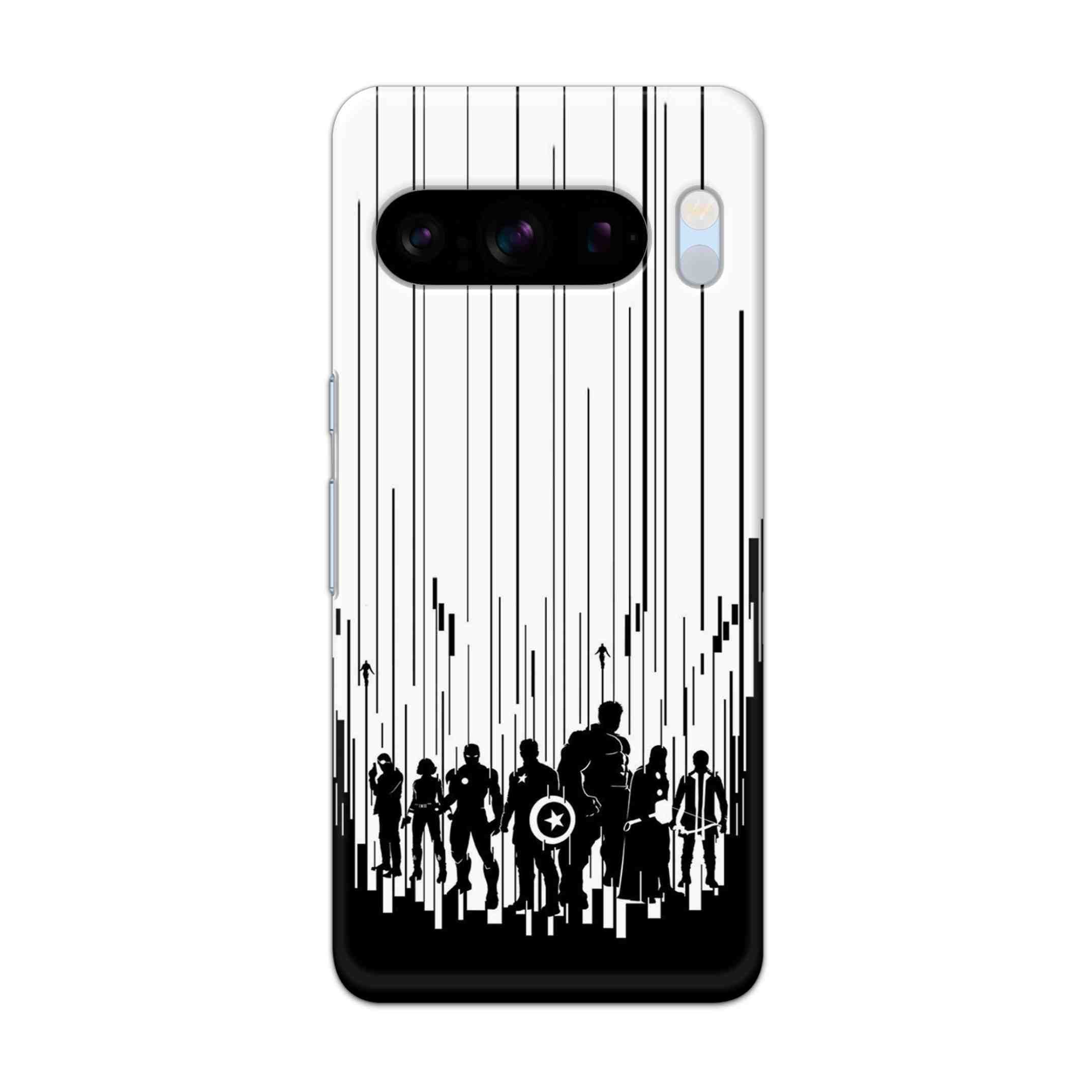 Buy Black And White Avanegers Hard Back Mobile Phone Case/Cover For Pixel 8 Pro Online