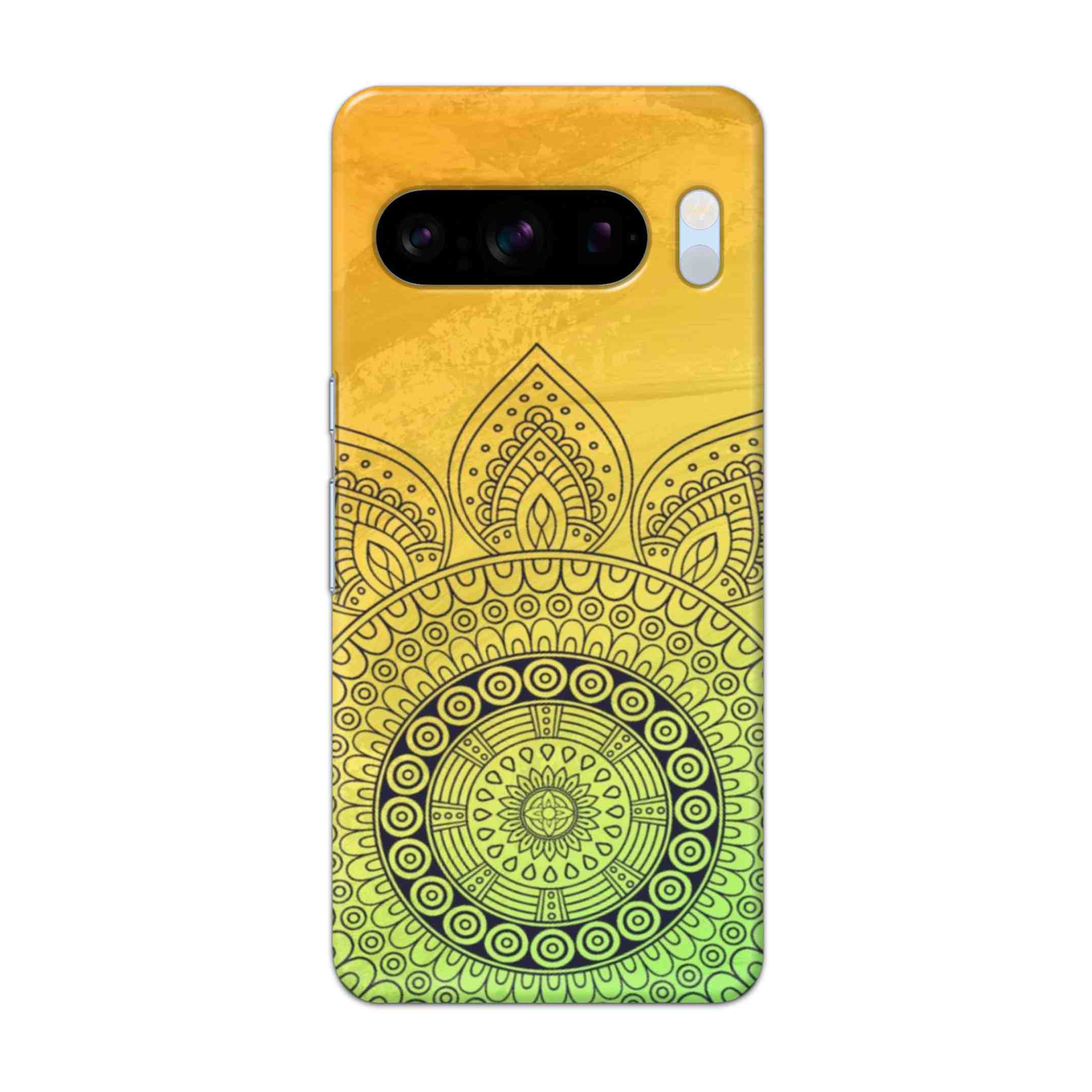 Buy Yellow Rangoli Hard Back Mobile Phone Case/Cover For Pixel 8 Pro Online