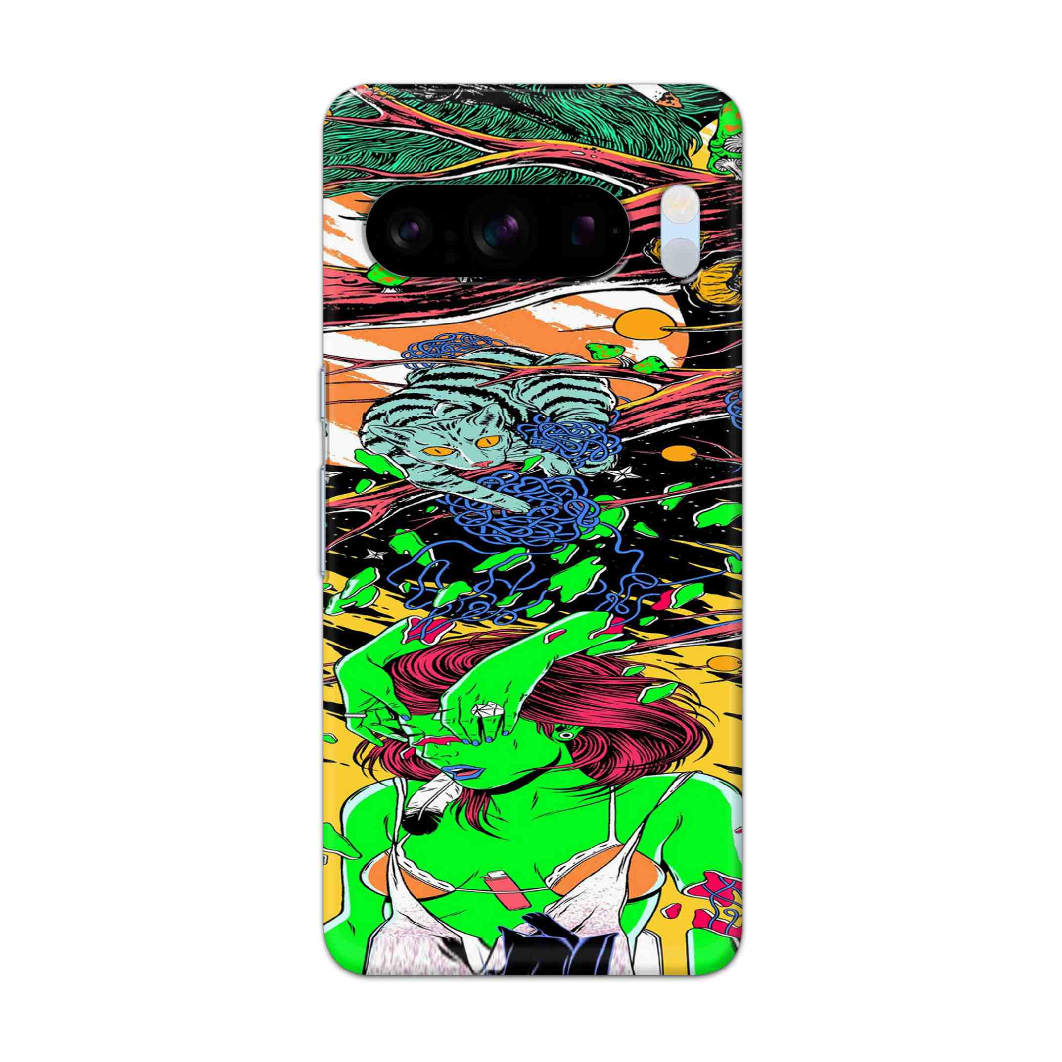 Buy Green Girl Art Hard Back Mobile Phone Case/Cover For Pixel 8 Pro Online