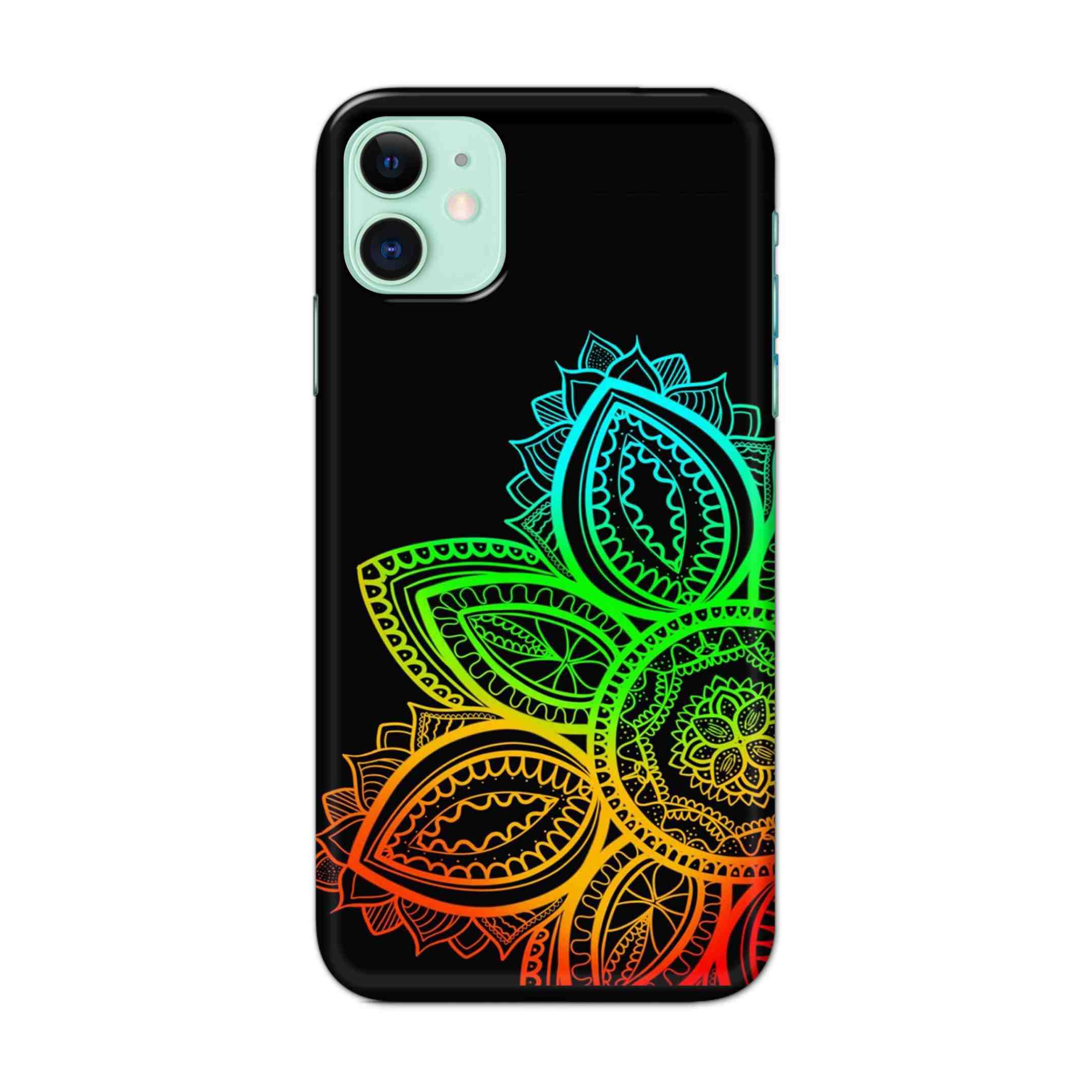 Buy Neon Mandala Hard Back Mobile Phone Case/Cover For iPhone 11 Online