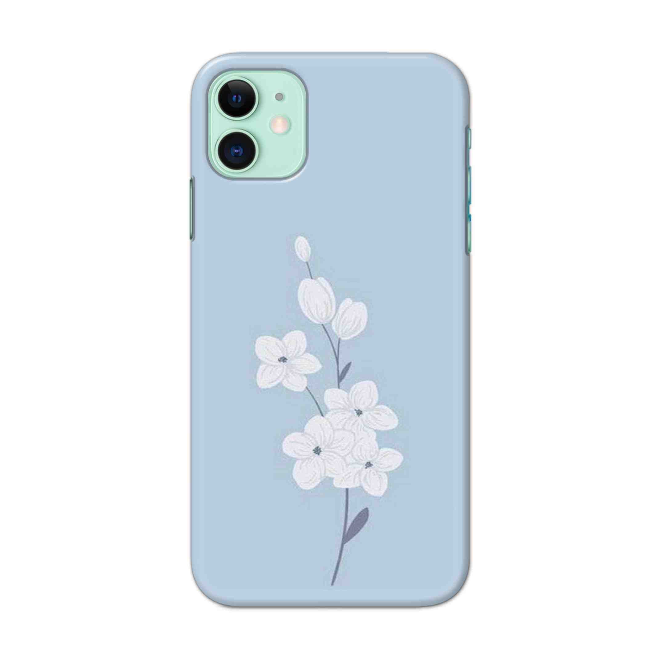Buy White Flower Hard Back Mobile Phone Case Cover For iPhone 11 Online