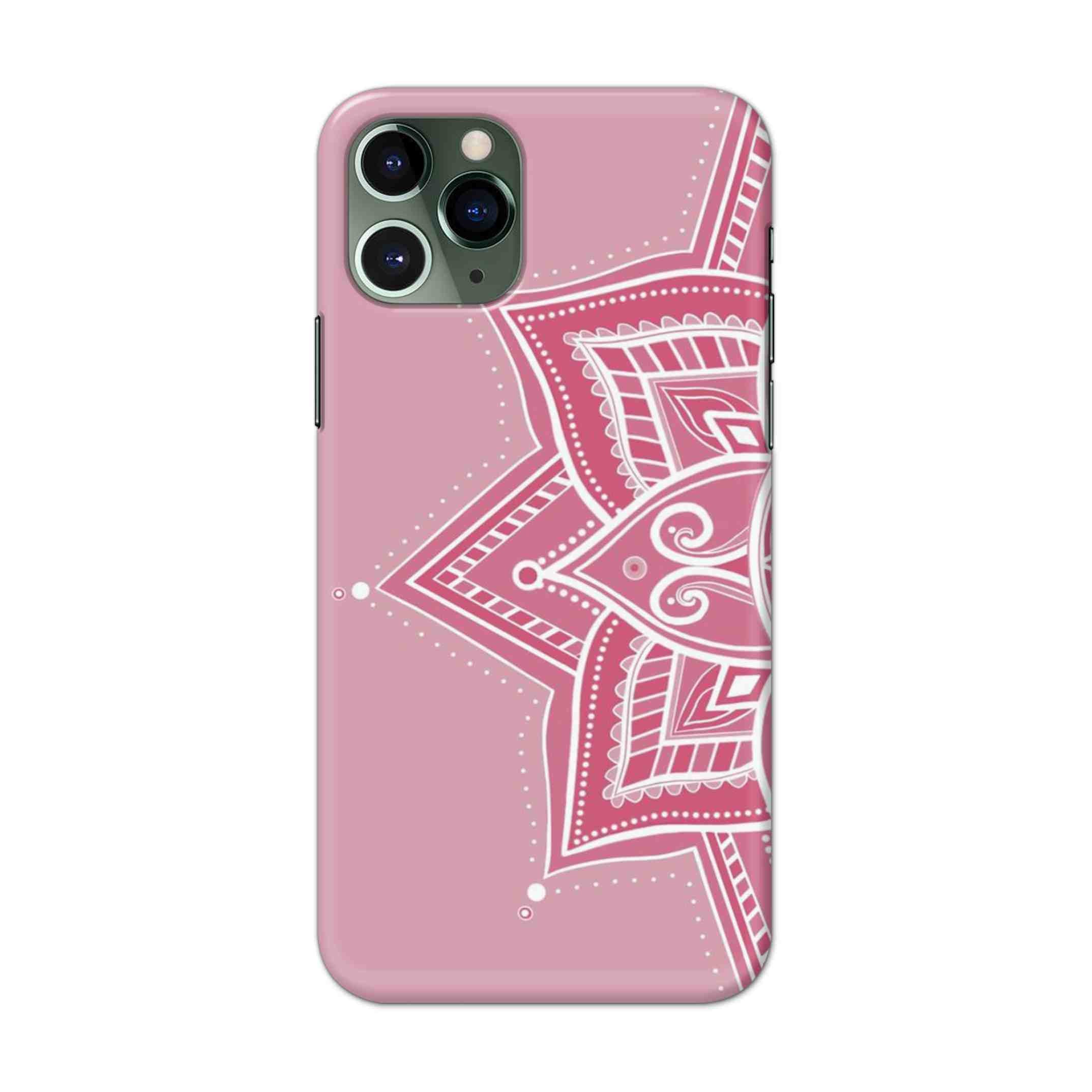 Buy Pink Rangoli Hard Back Mobile Phone Case/Cover For iPhone 11 Pro Online