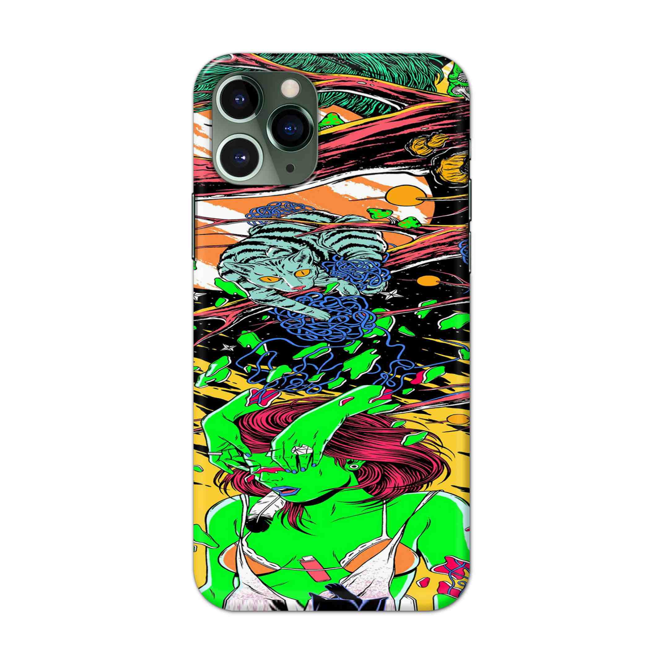 Buy Green Girl Art Hard Back Mobile Phone Case/Cover For iPhone 11 Pro Online