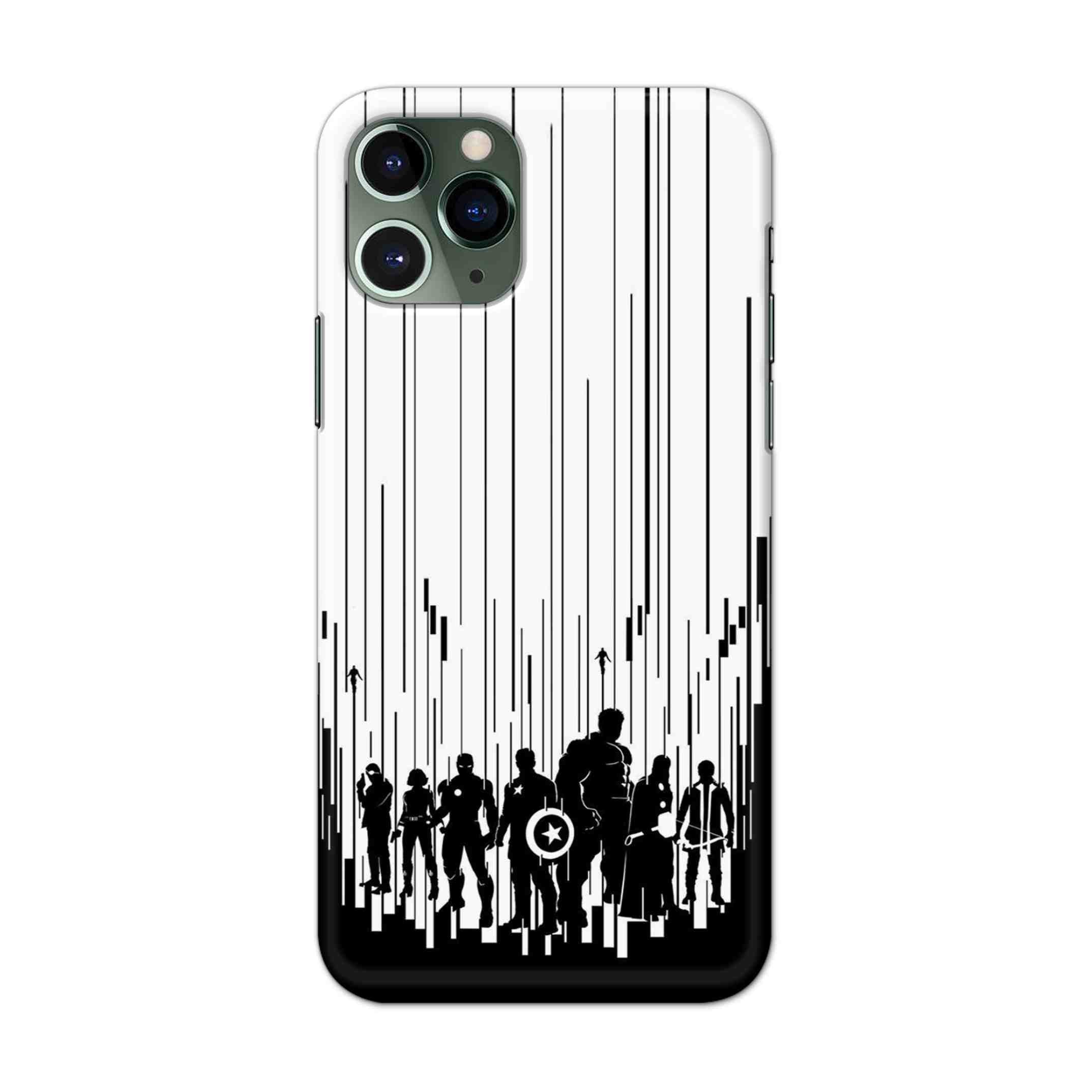 Buy Black And White Avanegers Hard Back Mobile Phone Case/Cover For iPhone 11 Pro Max Online