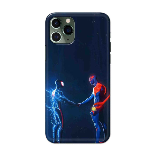 Buy Miles Morales Meet With Spiderman Hard Back Mobile Phone Case/Cover For iPhone 11 Pro Max Online