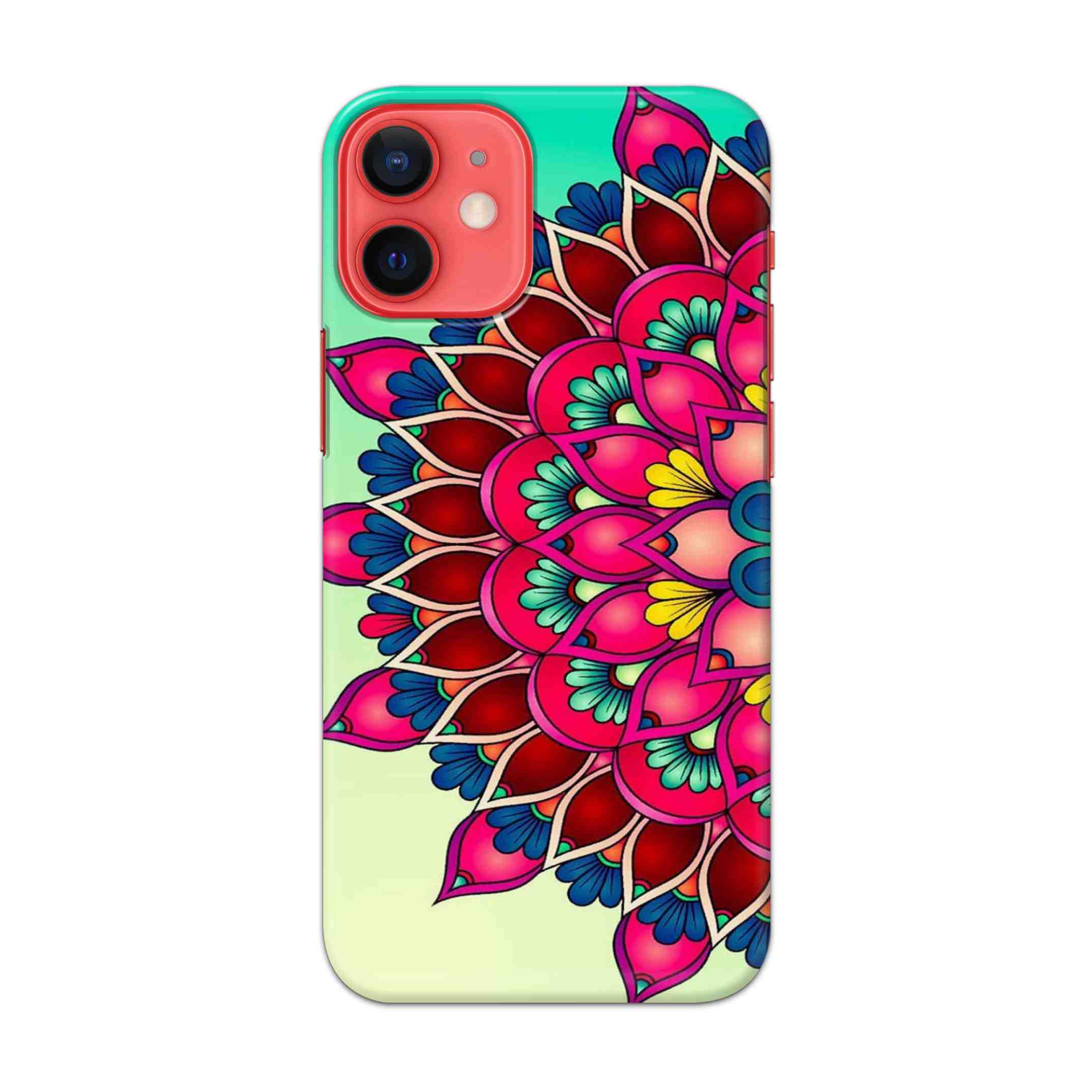 Buy Lotus Mandala Hard Back Mobile Phone Case/Cover For Apple iPhone 12 mini Online