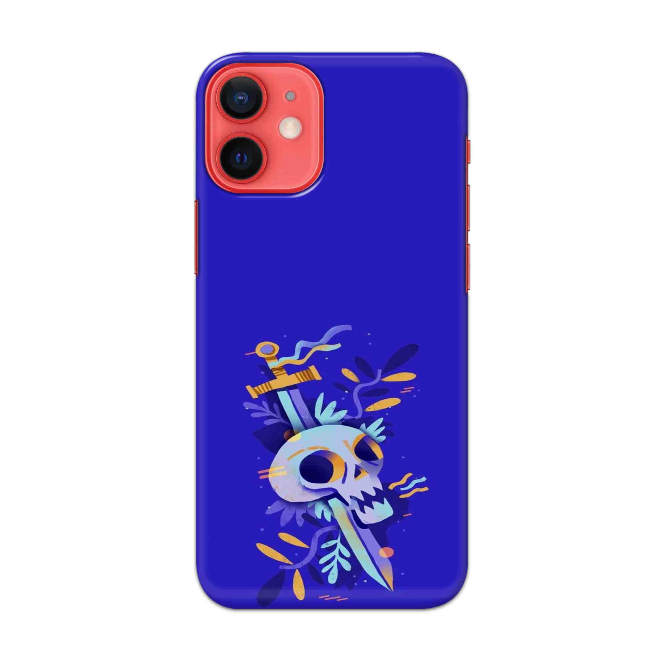 Buy Blue Skull Hard Back Mobile Phone Case/Cover For Apple iPhone 12 mini Online