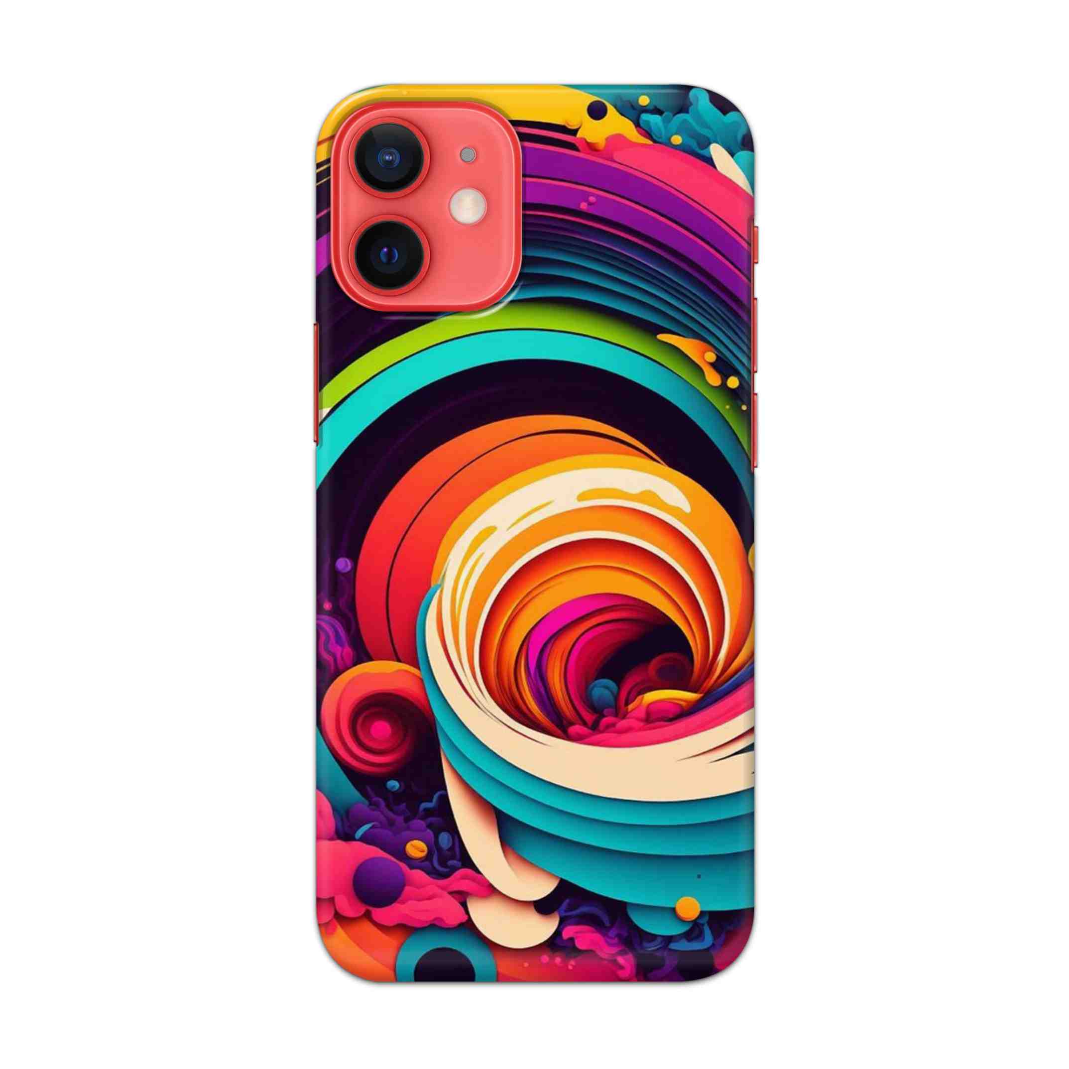 Buy Colour Circle Hard Back Mobile Phone Case/Cover For Apple iPhone 12 mini Online