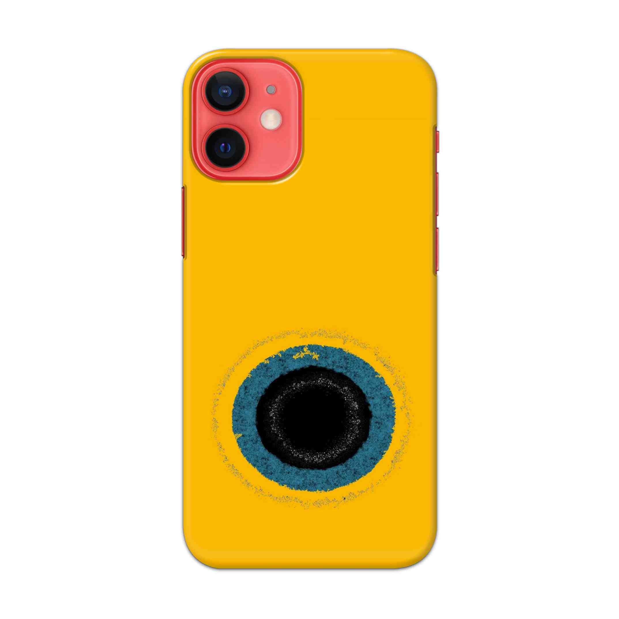 Buy Dark Hole With Yellow Background Hard Back Mobile Phone Case/Cover For Apple iPhone 12 mini Online