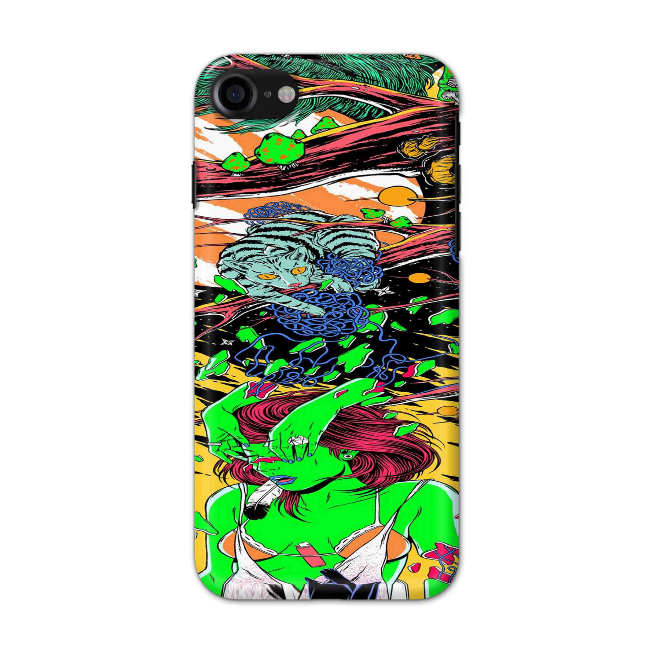 Buy Green Girl Art Hard Back Mobile Phone Case/Cover For iPhone 7 / 8 Online