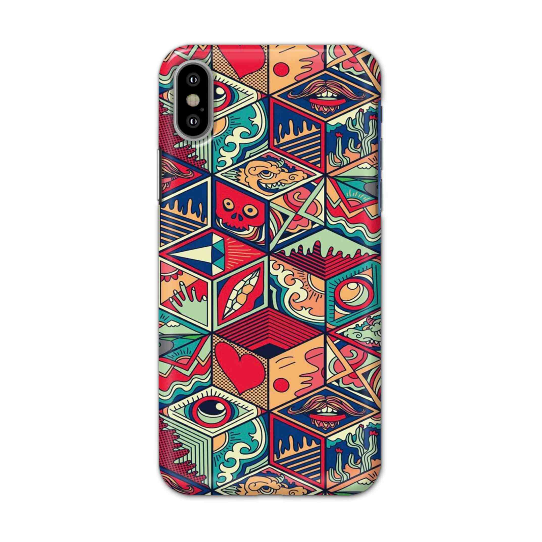 Buy Face Mandala Hard Back Mobile Phone Case/Cover For iPhone X Online