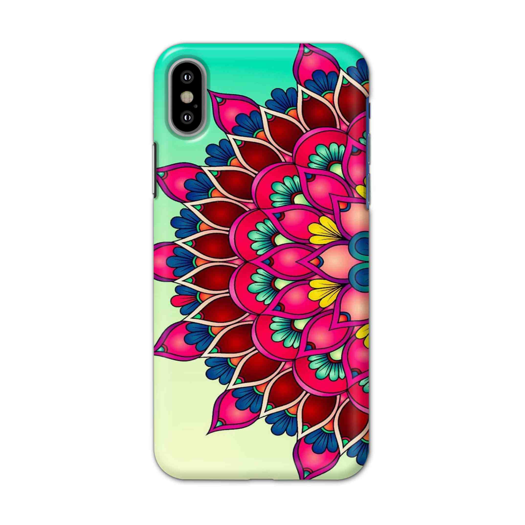 Buy Lotus Mandala Hard Back Mobile Phone Case/Cover For iPhone X Online