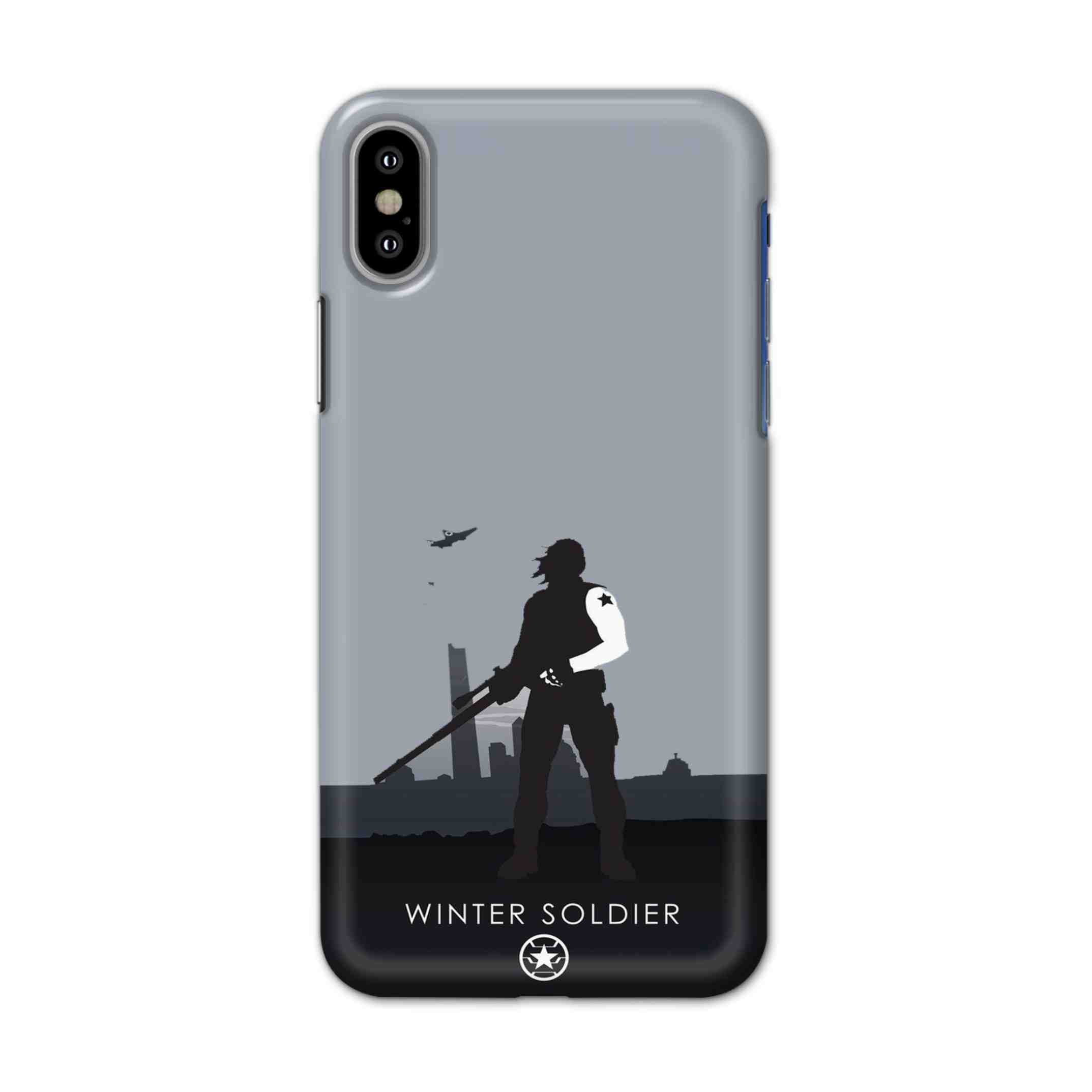 Buy Winter Soldier Hard Back Mobile Phone Case/Cover For iPhone X Online