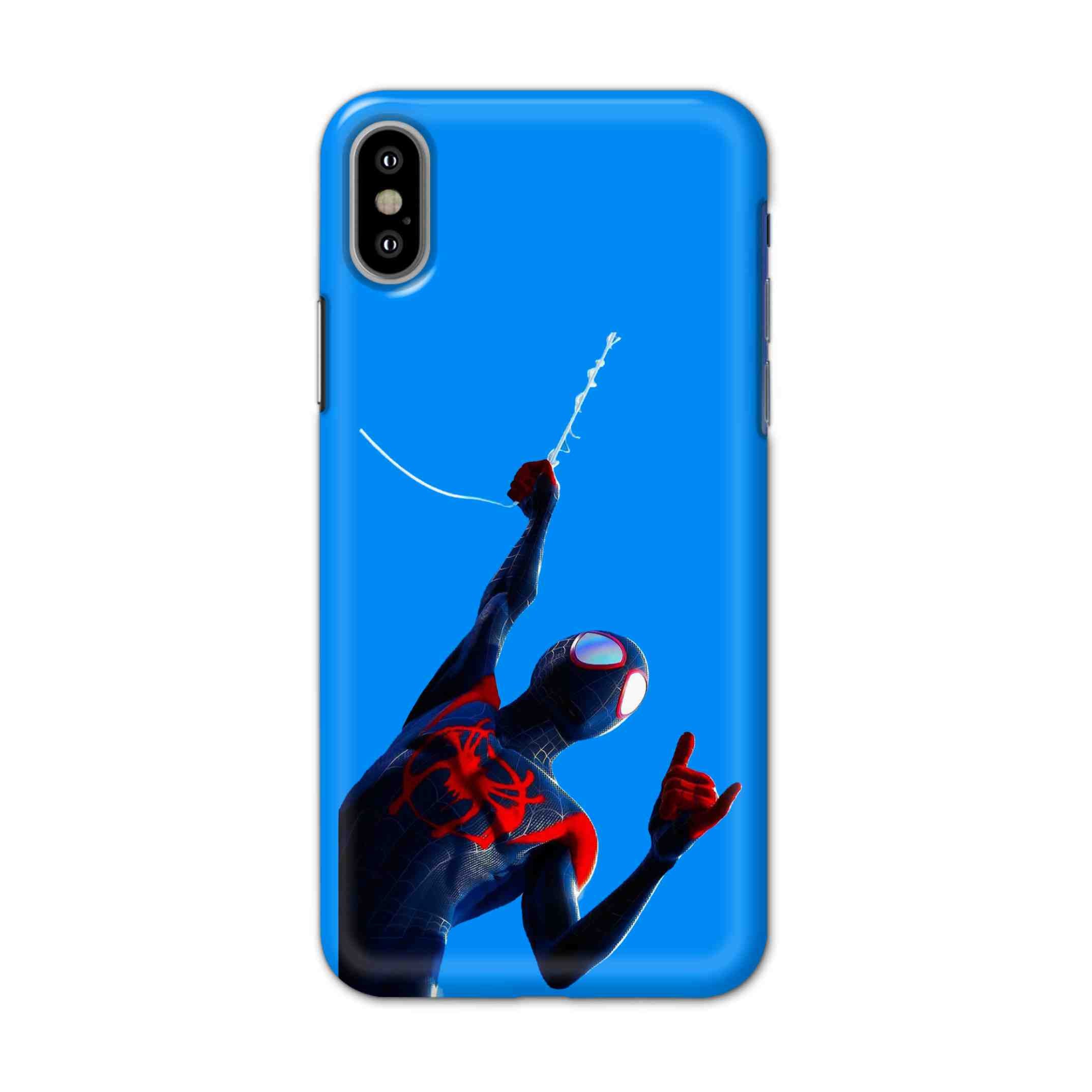 Buy Miles Morales Spiderman Hard Back Mobile Phone Case/Cover For iPhone X Online