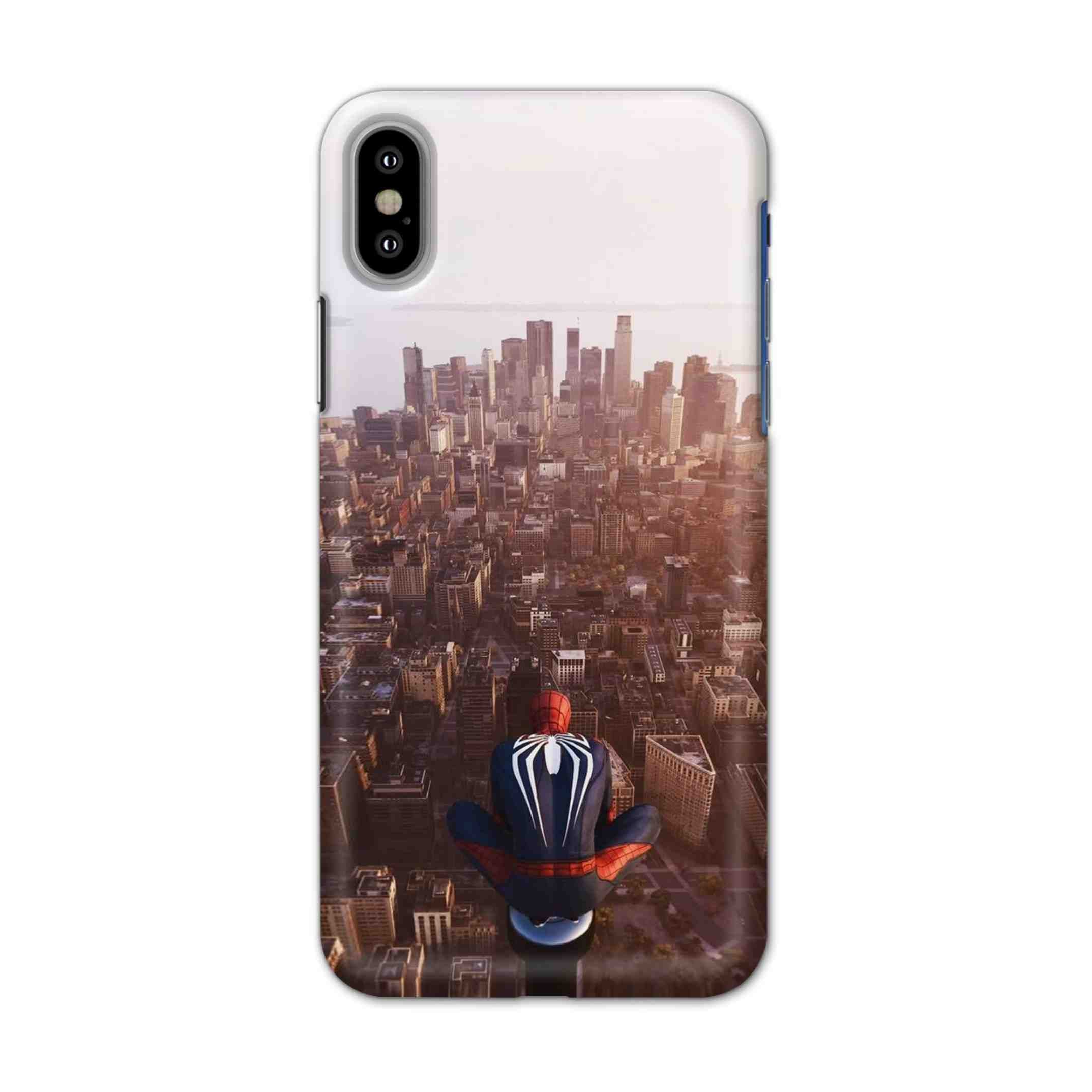 Buy City Of Spiderman Hard Back Mobile Phone Case/Cover For iPhone X Online