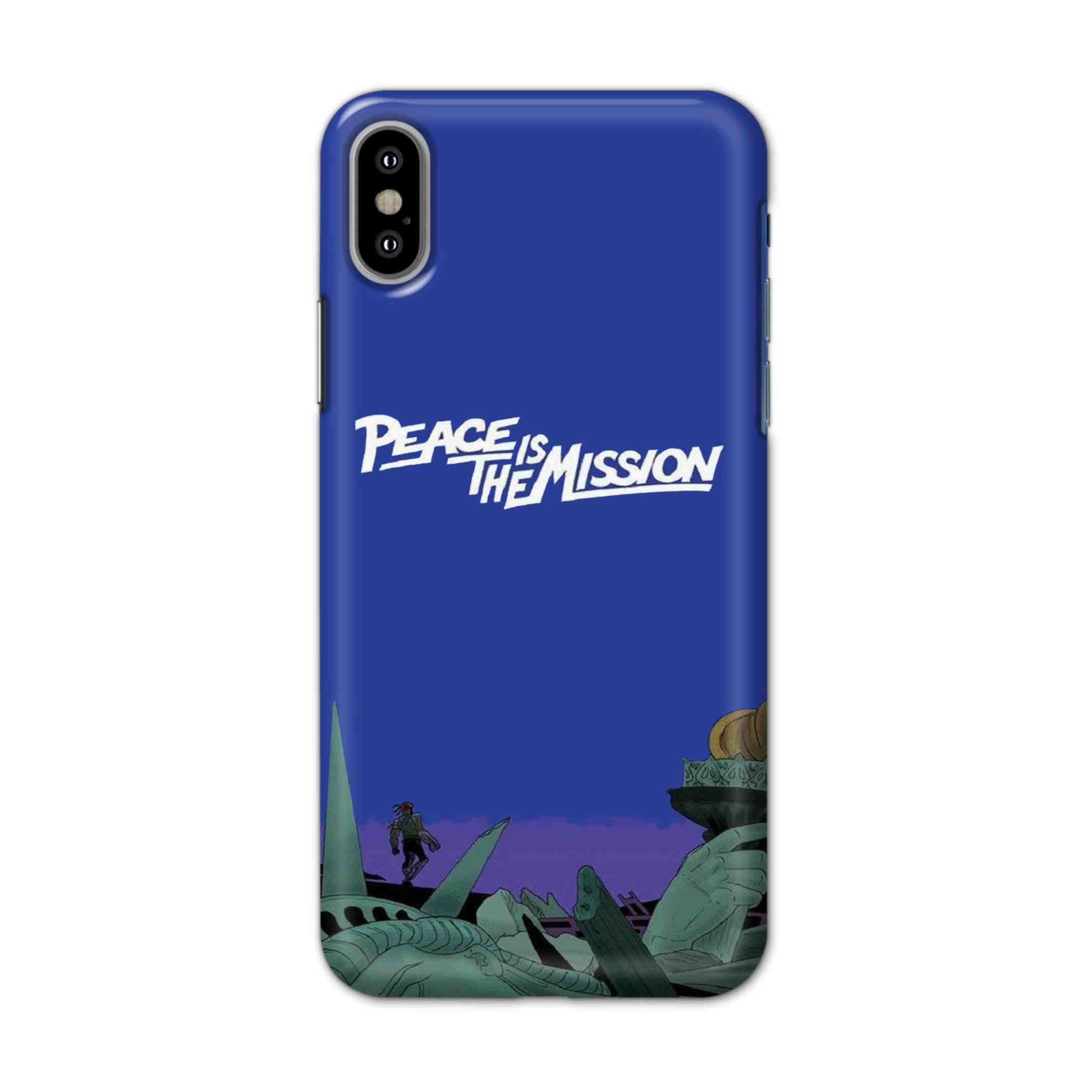 Buy Peace Is The Misson Hard Back Mobile Phone Case/Cover For iPhone X Online