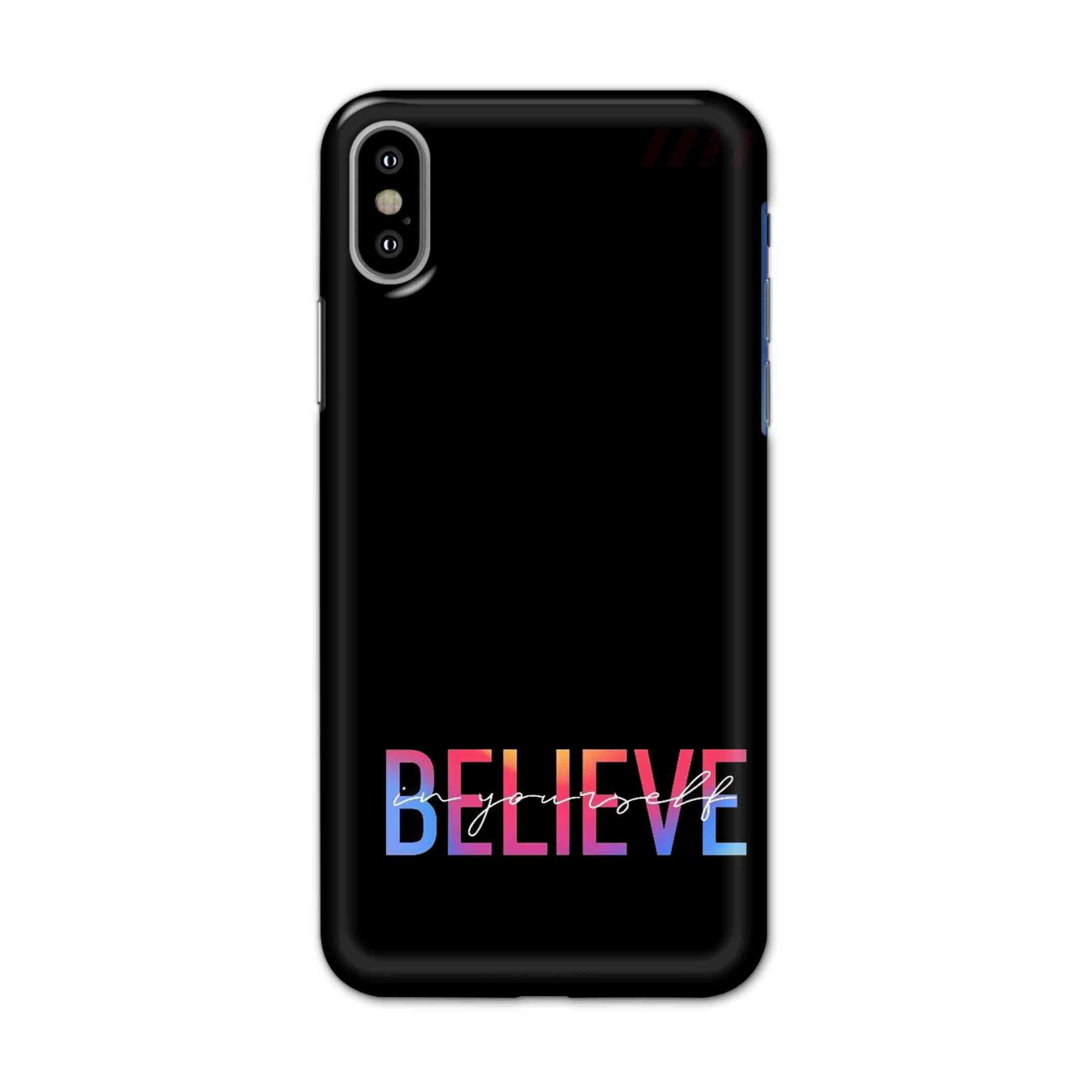Buy Believe Hard Back Mobile Phone Case/Cover For iPhone X Online