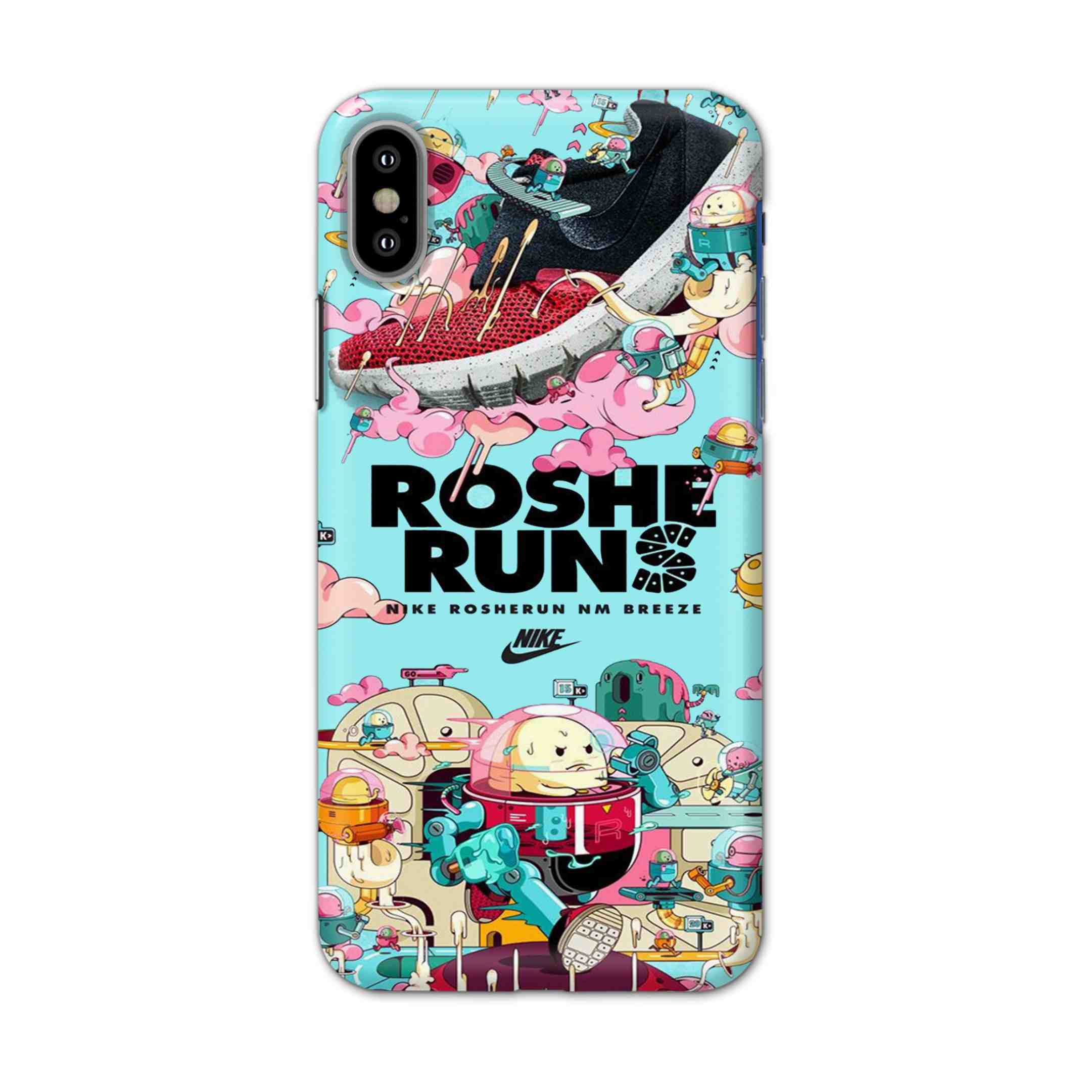 Buy Roshe Runs Hard Back Mobile Phone Case/Cover For iPhone X Online