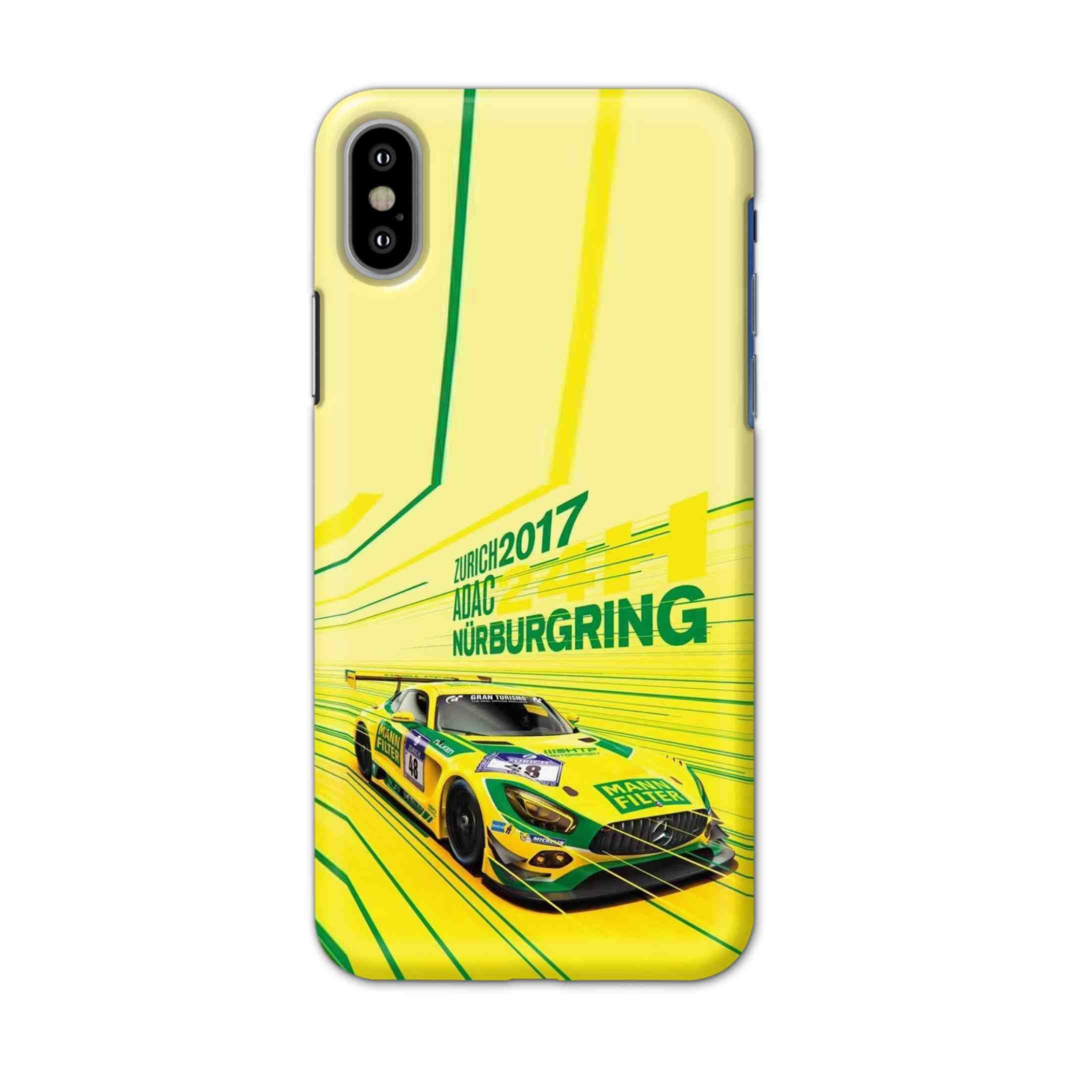 Buy Drift Racing Hard Back Mobile Phone Case/Cover For iPhone X Online