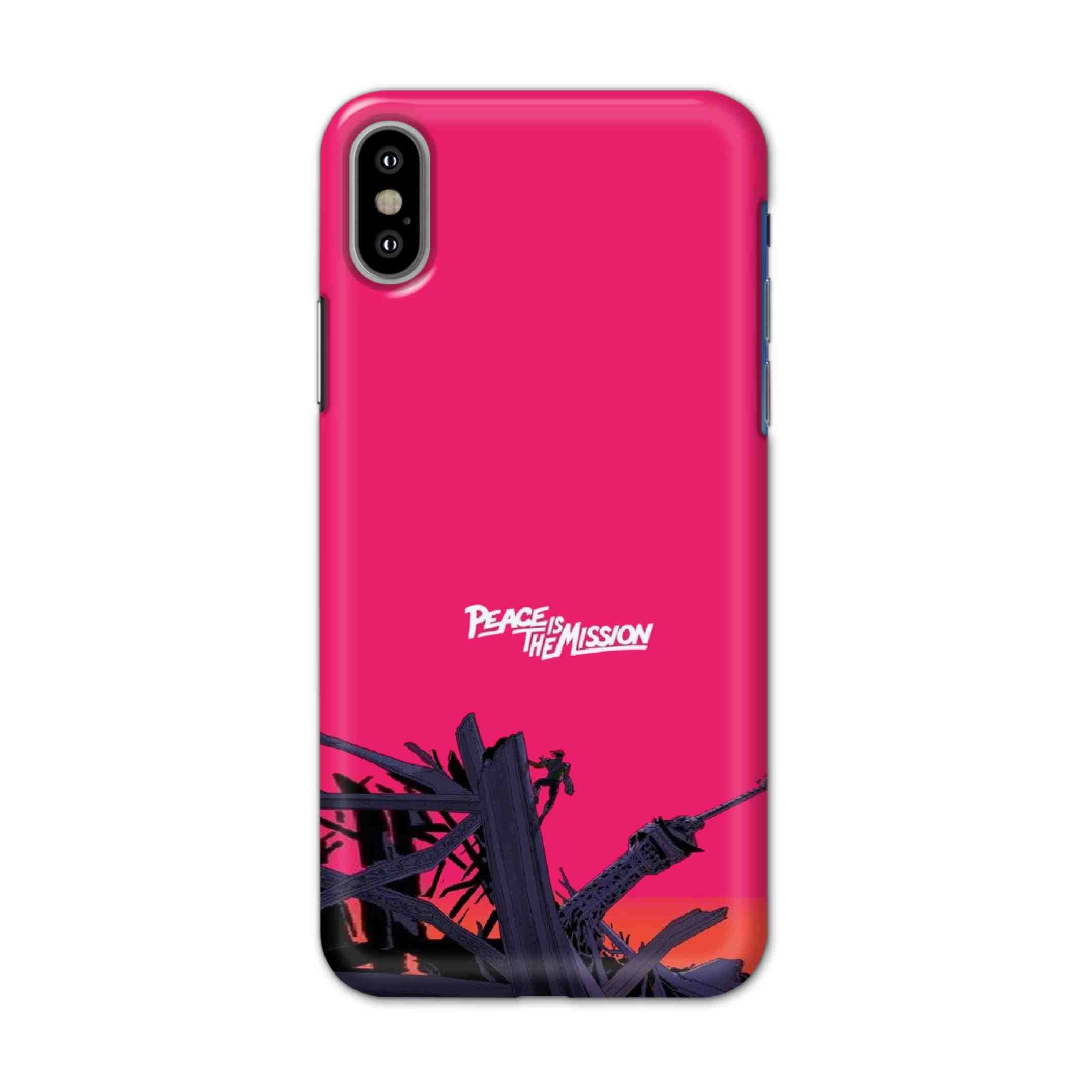 Buy Peace Is The Mission Hard Back Mobile Phone Case/Cover For iPhone X Online