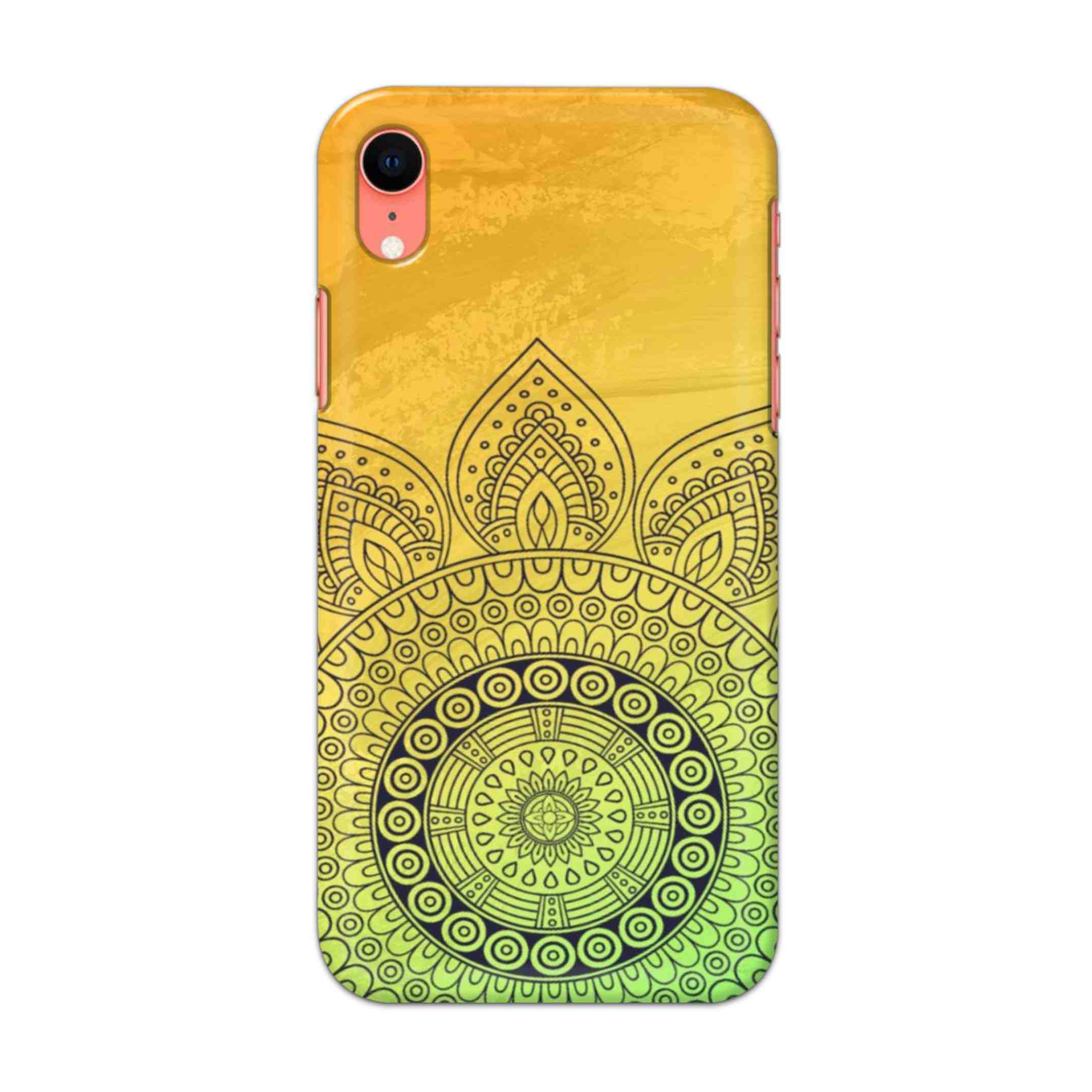 Buy Yellow Rangoli Hard Back Mobile Phone Case/Cover For iPhone XR Online