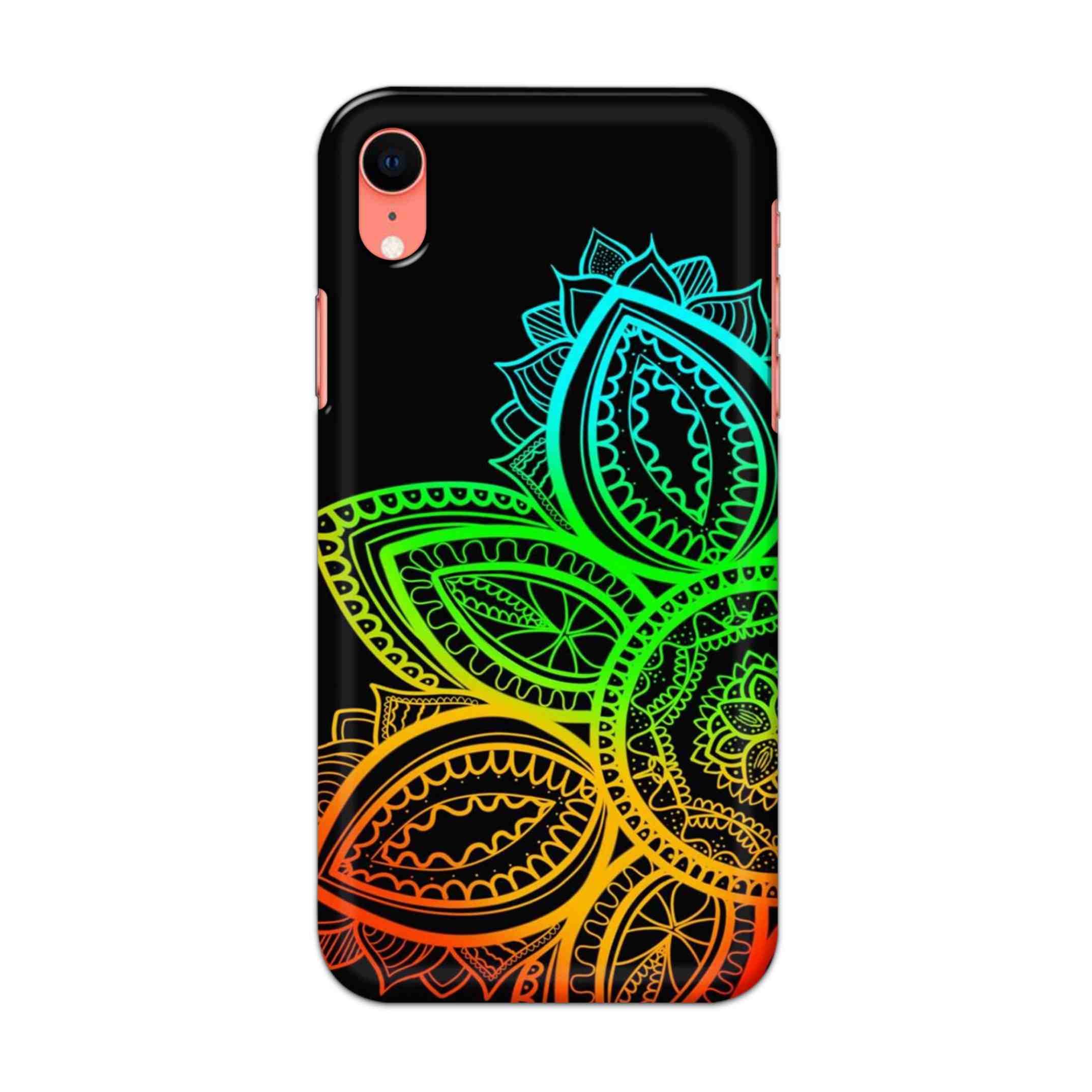 Buy Neon Mandala Hard Back Mobile Phone Case/Cover For iPhone XR Online