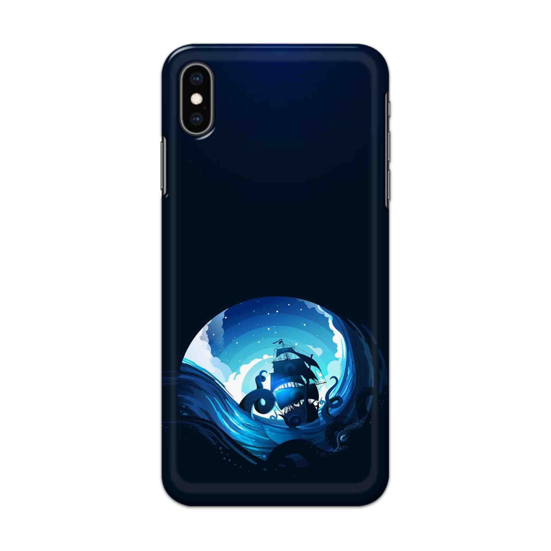 Buy Blue Seaship Hard Back Mobile Phone Case/Cover For iPhone XS MAX Online