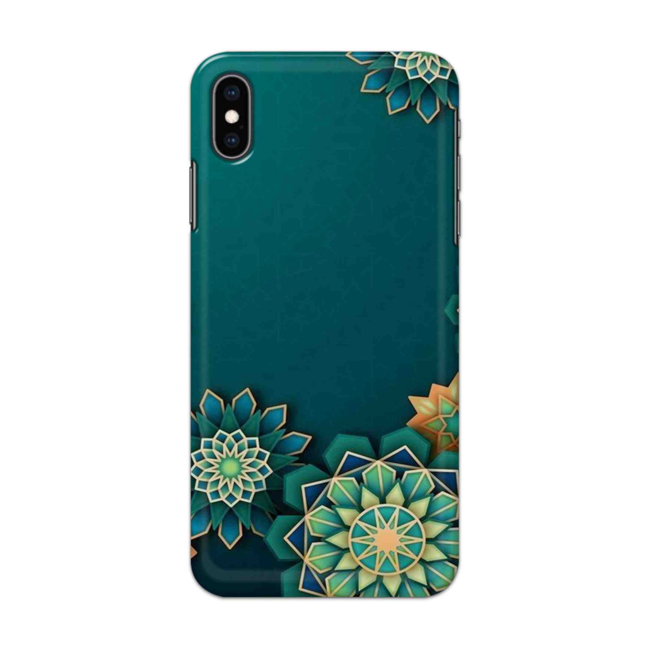 Buy Green Flower Hard Back Mobile Phone Case/Cover For iPhone XS MAX Online