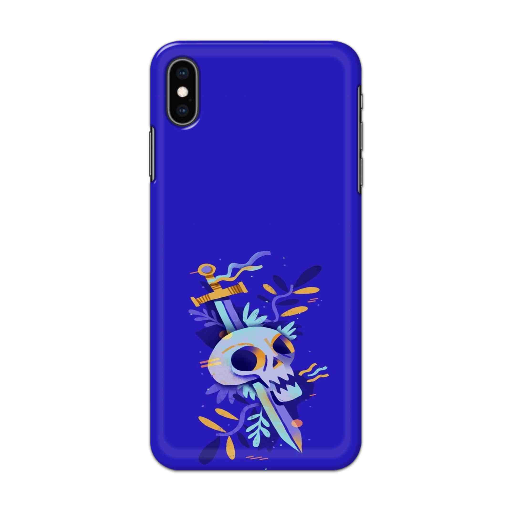 Buy Blue Skull Hard Back Mobile Phone Case/Cover For iPhone XS MAX Online