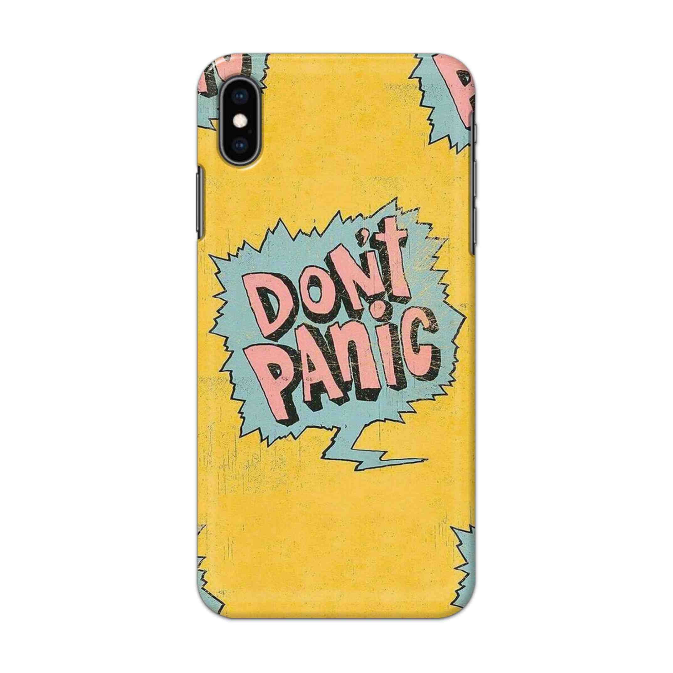 Buy Don'T Panic Hard Back Mobile Phone Case/Cover For iPhone XS MAX Online