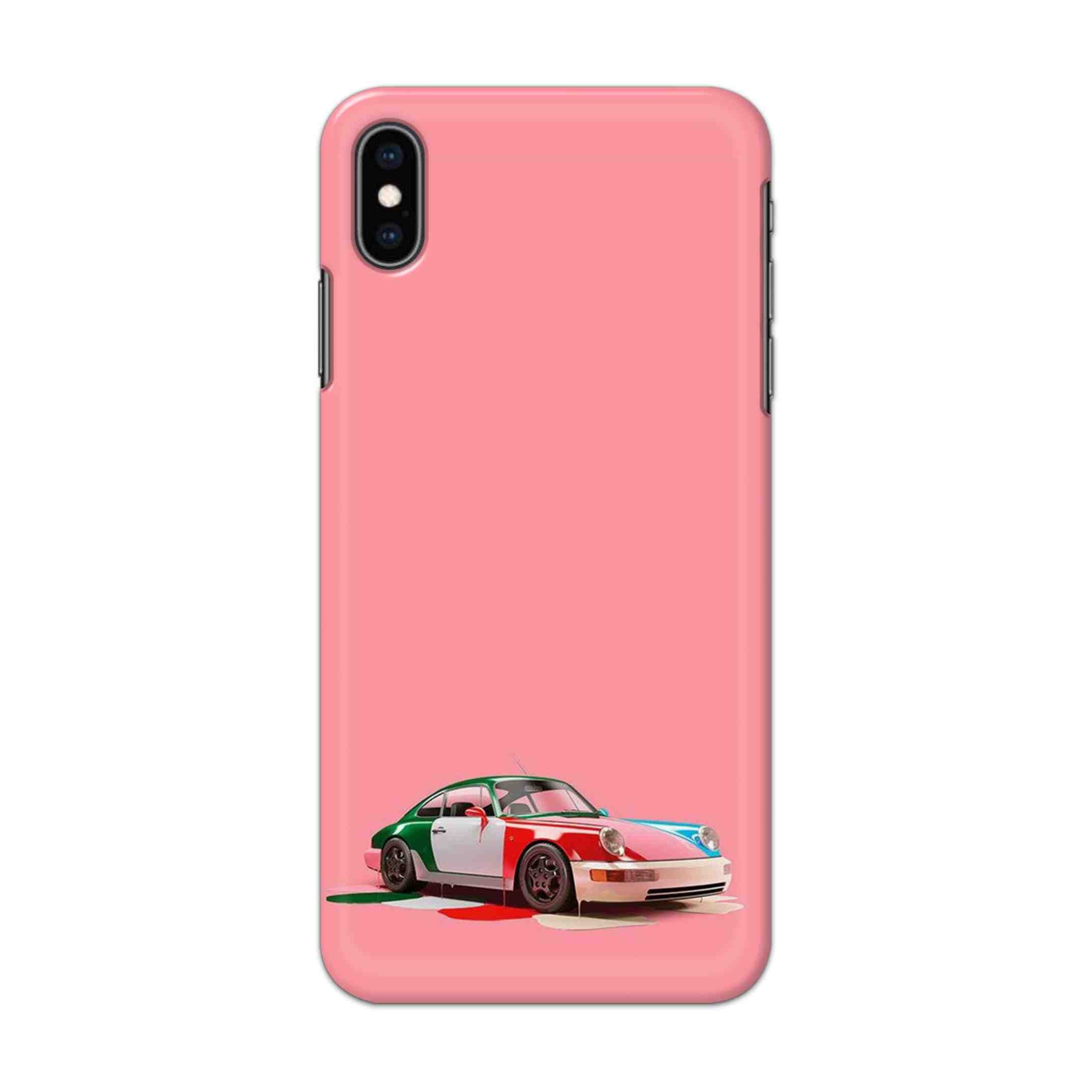 Buy Pink Porche Hard Back Mobile Phone Case/Cover For iPhone XS MAX Online