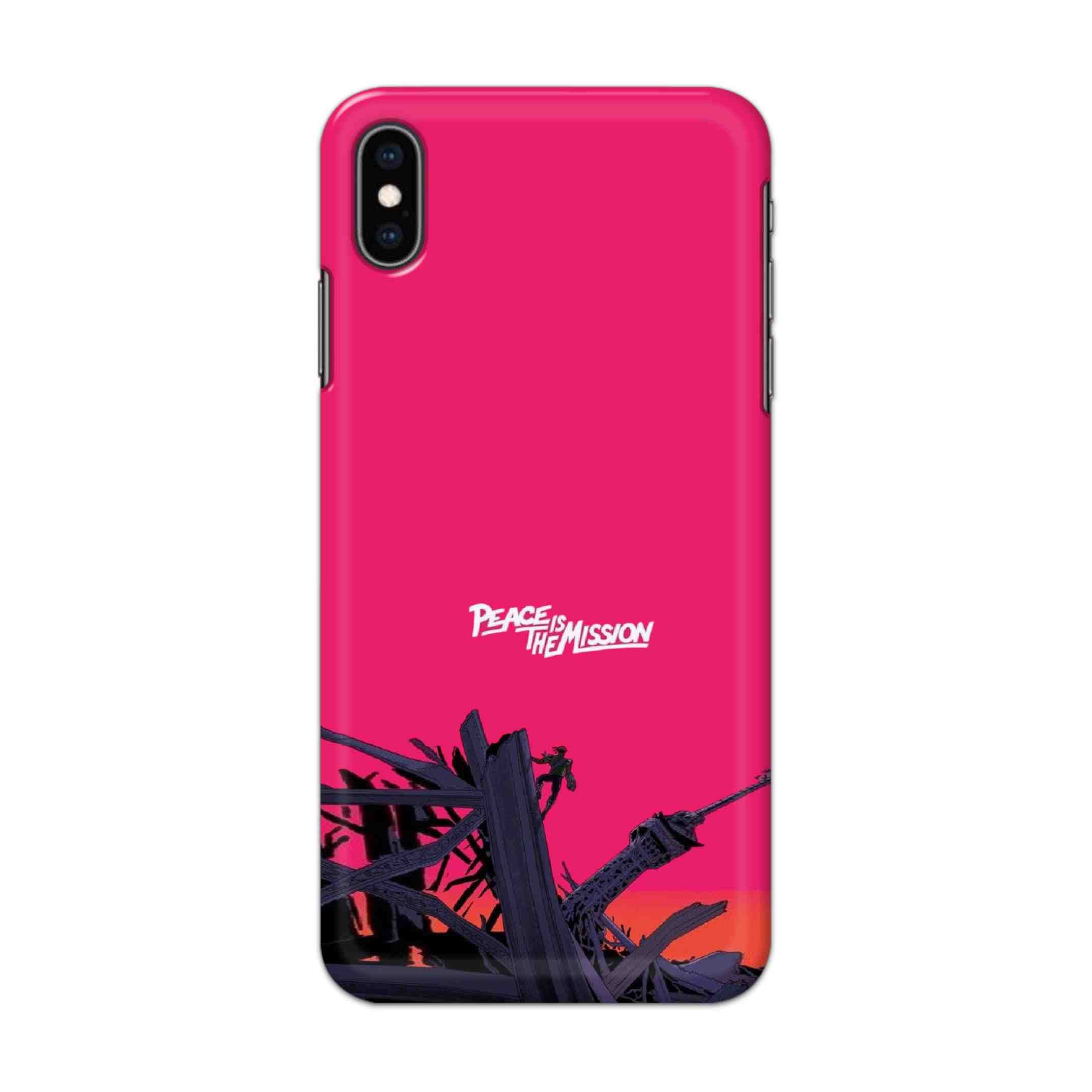 Buy Peace Is The Mission Hard Back Mobile Phone Case/Cover For iPhone XS MAX Online