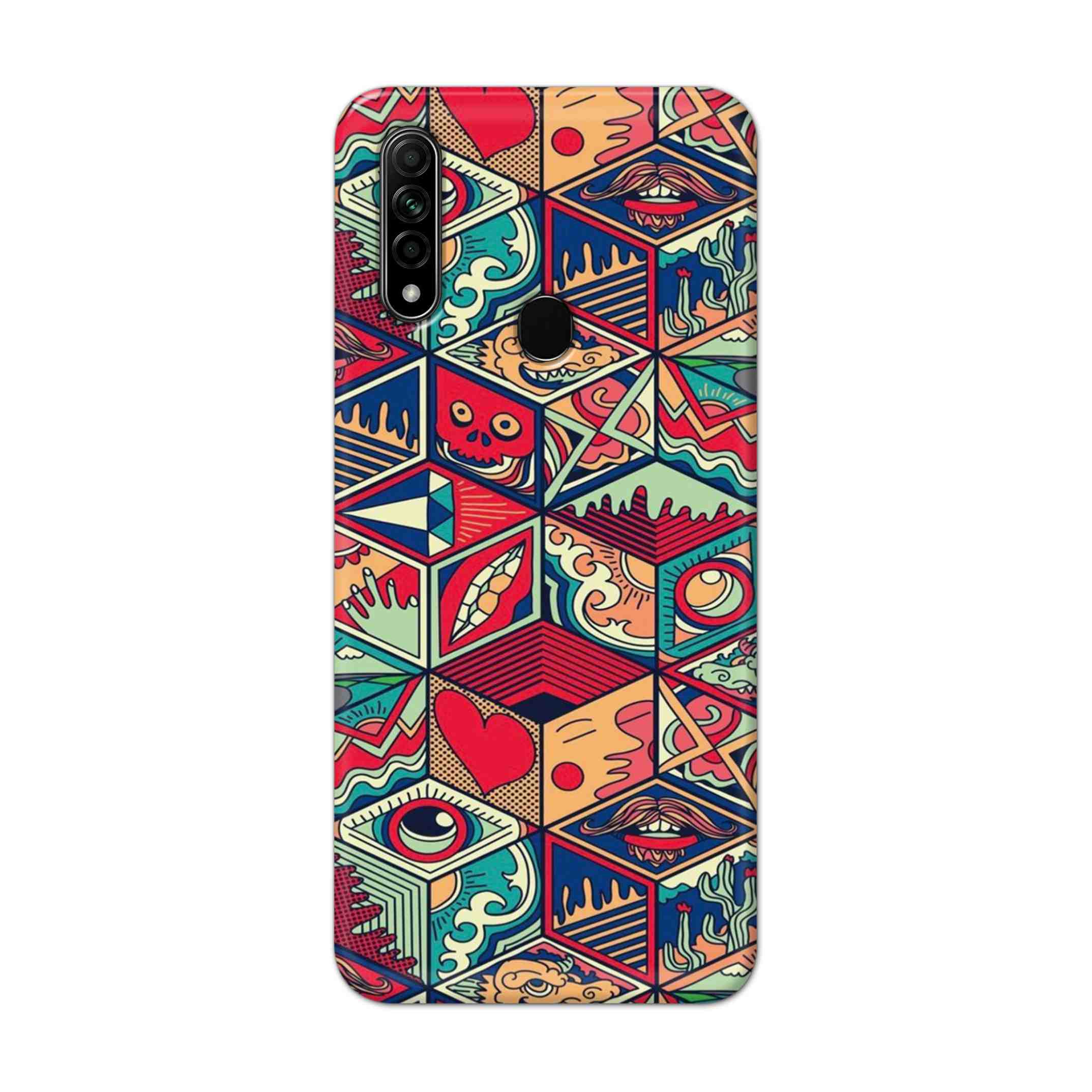 Buy Face Mandala Hard Back Mobile Phone Case Cover For Oppo A31 (2020) Online