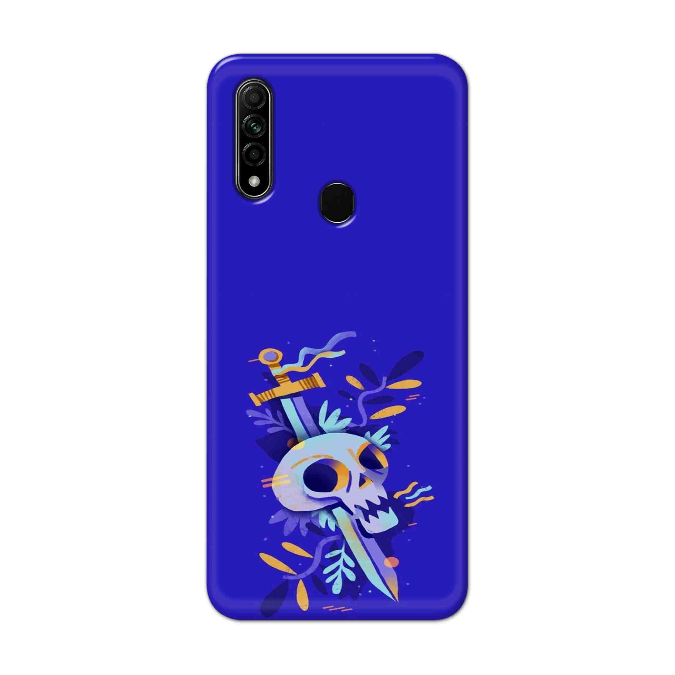 Buy Blue Skull Hard Back Mobile Phone Case Cover For Oppo A31 (2020) Online