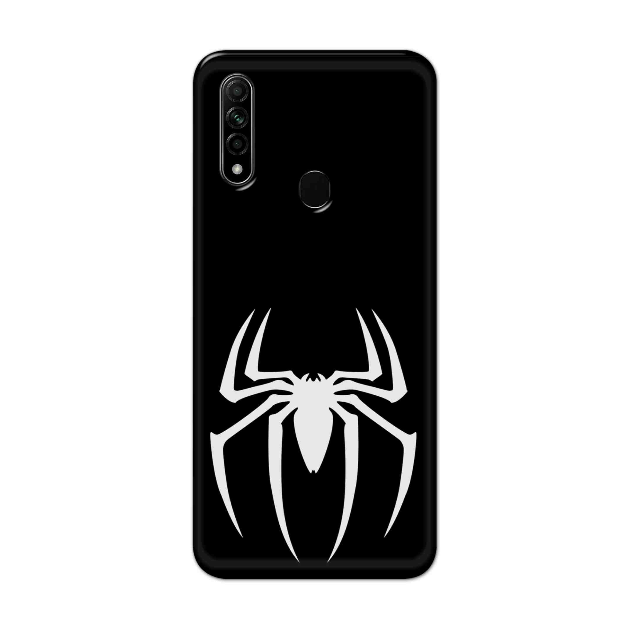 Buy Black Spiderman Logo Hard Back Mobile Phone Case Cover For Oppo A31 (2020) Online