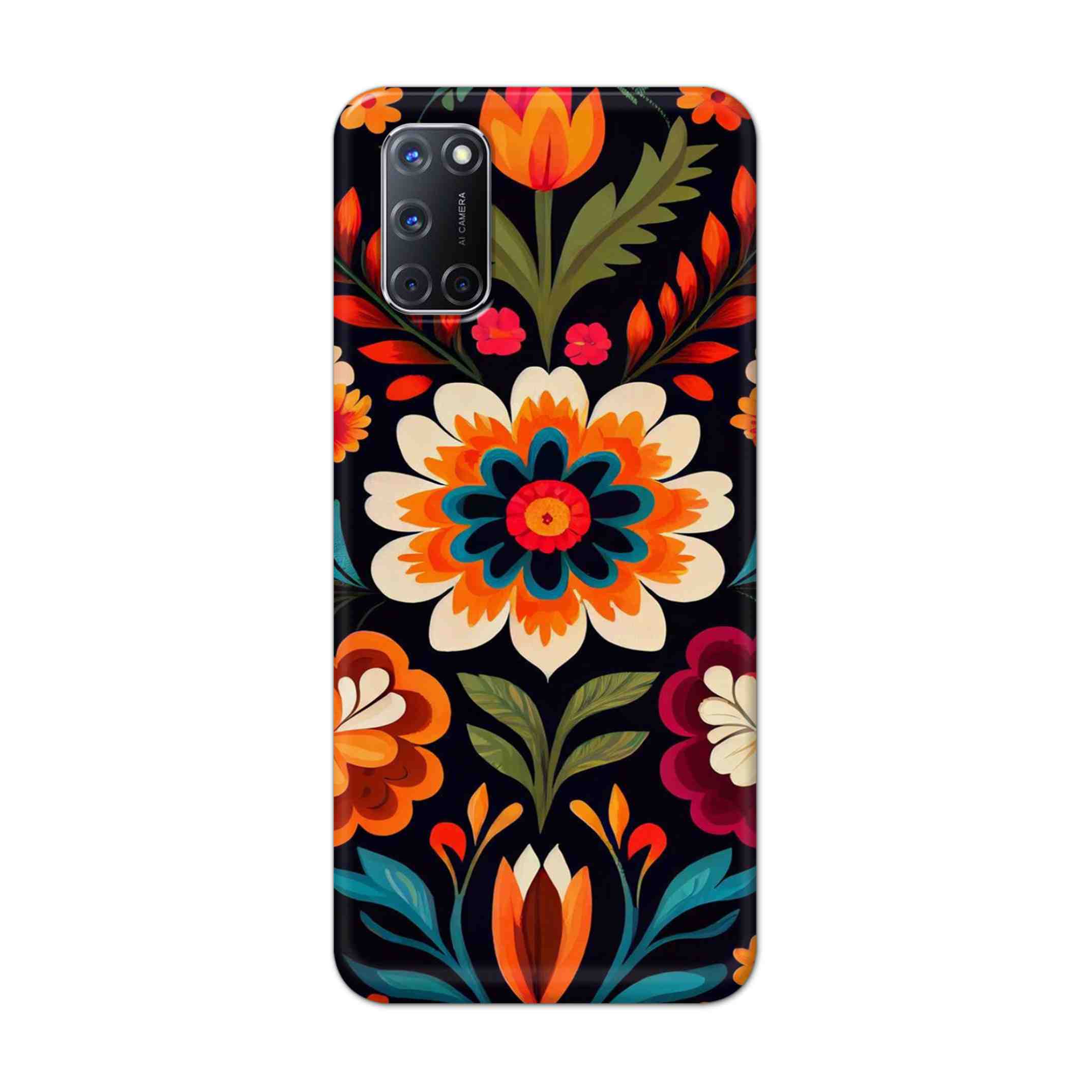 Buy Flower Hard Back Mobile Phone Case Cover For Oppo A52 Online