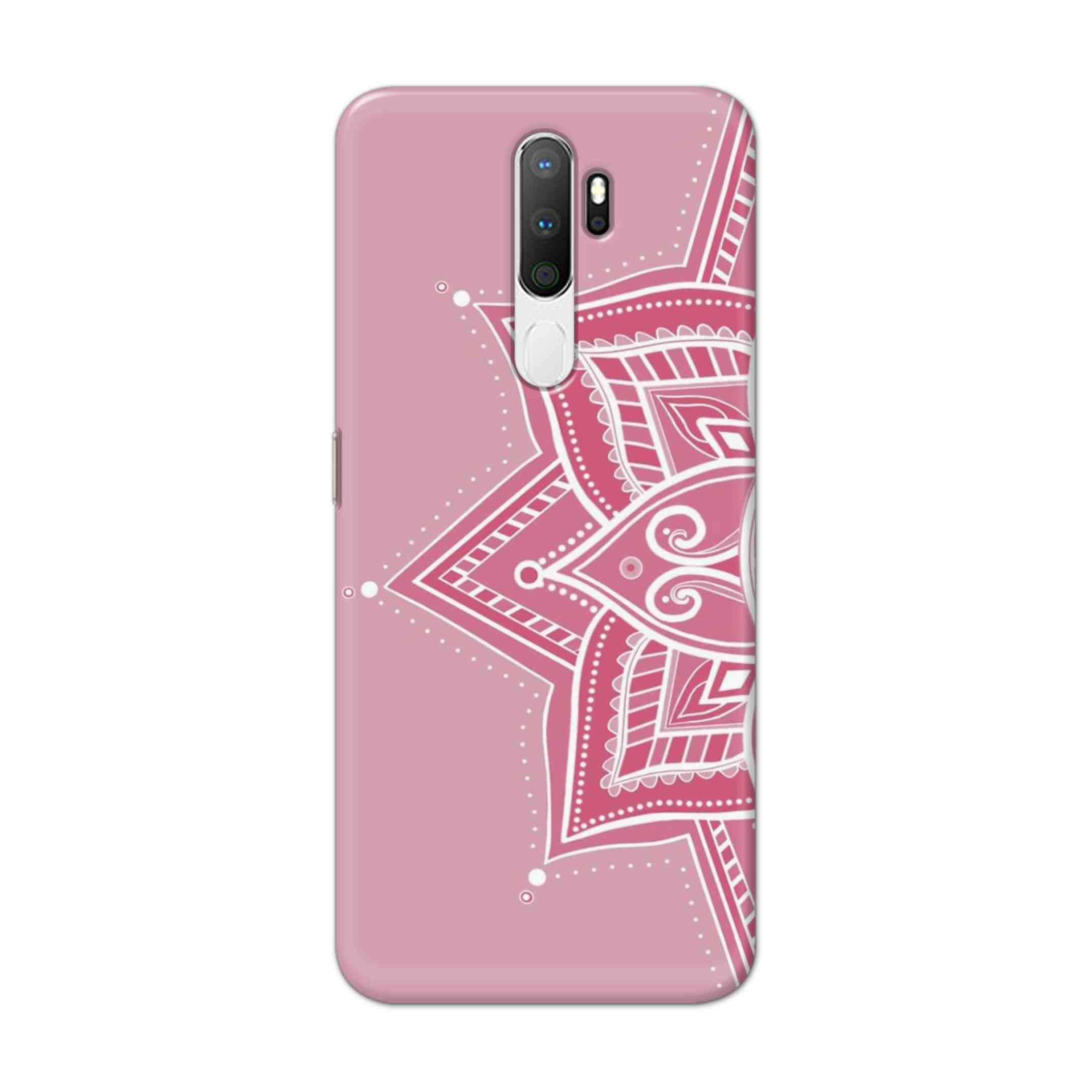 Buy Pink Rangoli Hard Back Mobile Phone Case Cover For Oppo A5 (2020) Online