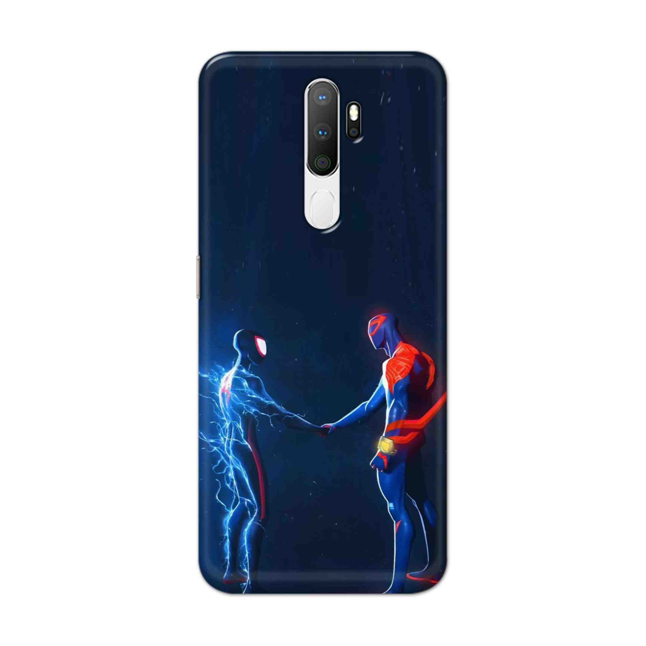 Buy Miles Morales Meet With Spiderman Hard Back Mobile Phone Case Cover For Oppo A5 (2020) Online