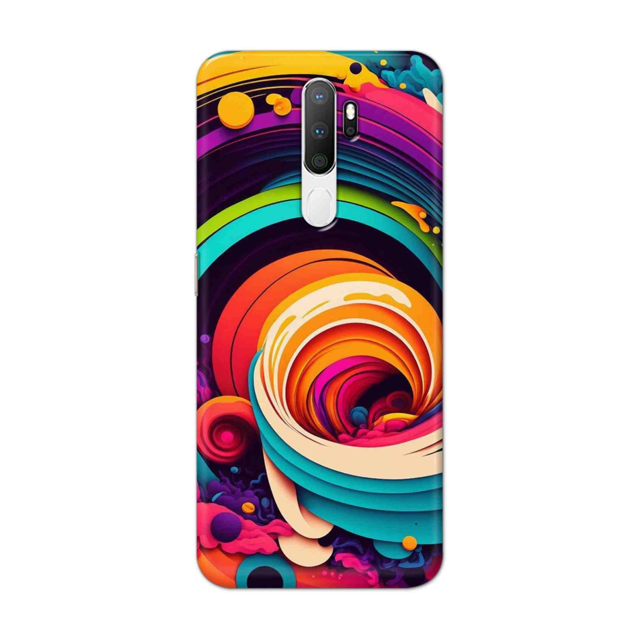 Buy Colour Circle Hard Back Mobile Phone Case Cover For Oppo A5 (2020) Online