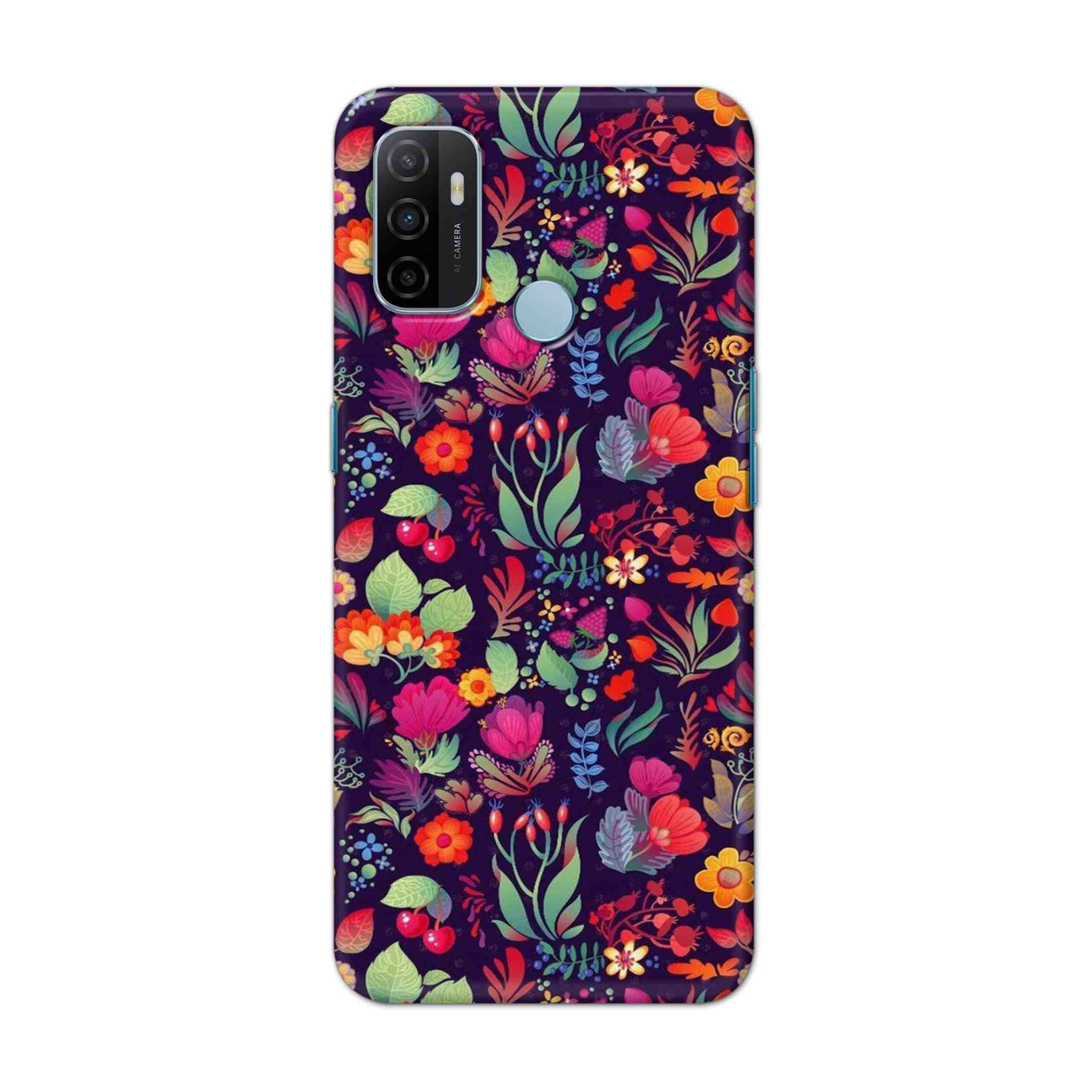 Buy Fruits Flower Hard Back Mobile Phone Case Cover For OPPO A53 (2020) Online