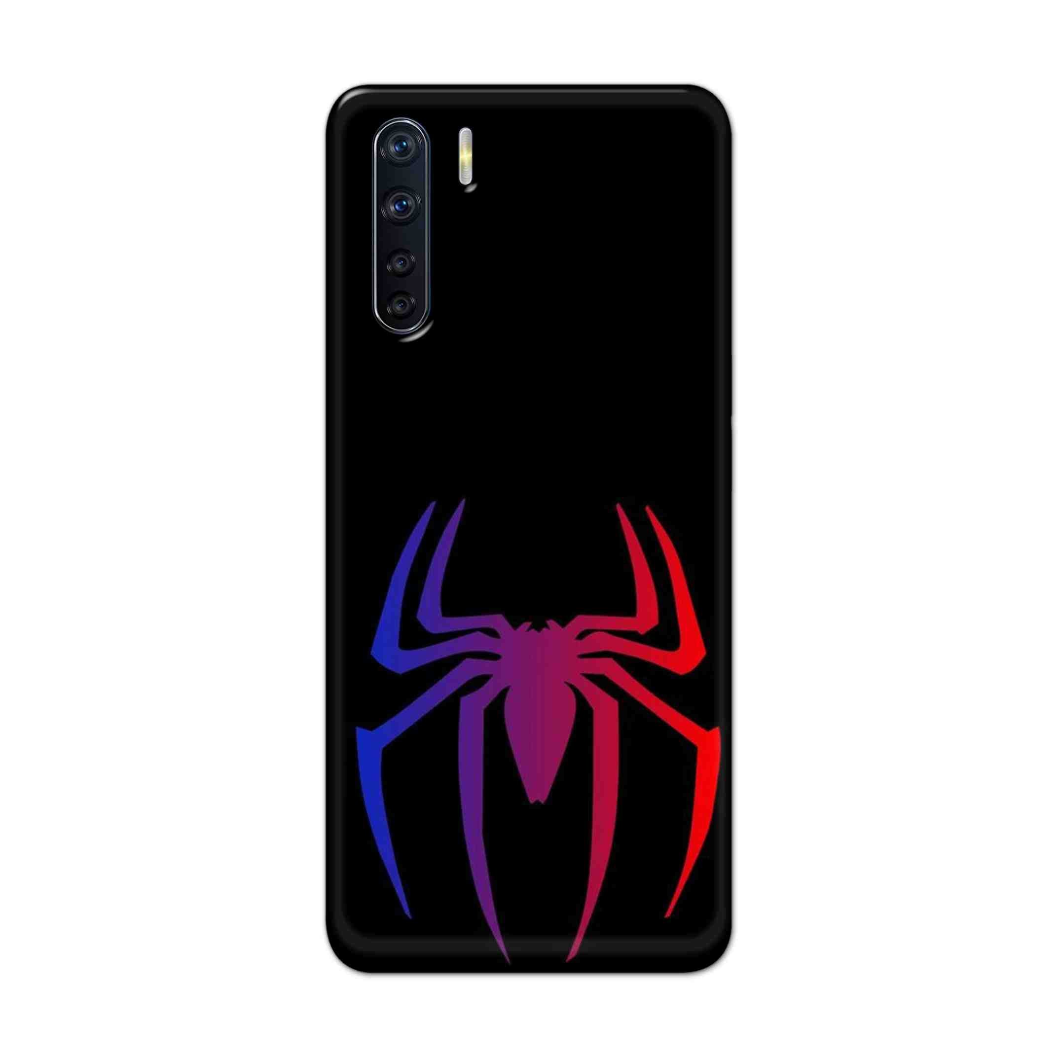 Buy Neon Spiderman Logo Hard Back Mobile Phone Case Cover For OPPO F15 Online